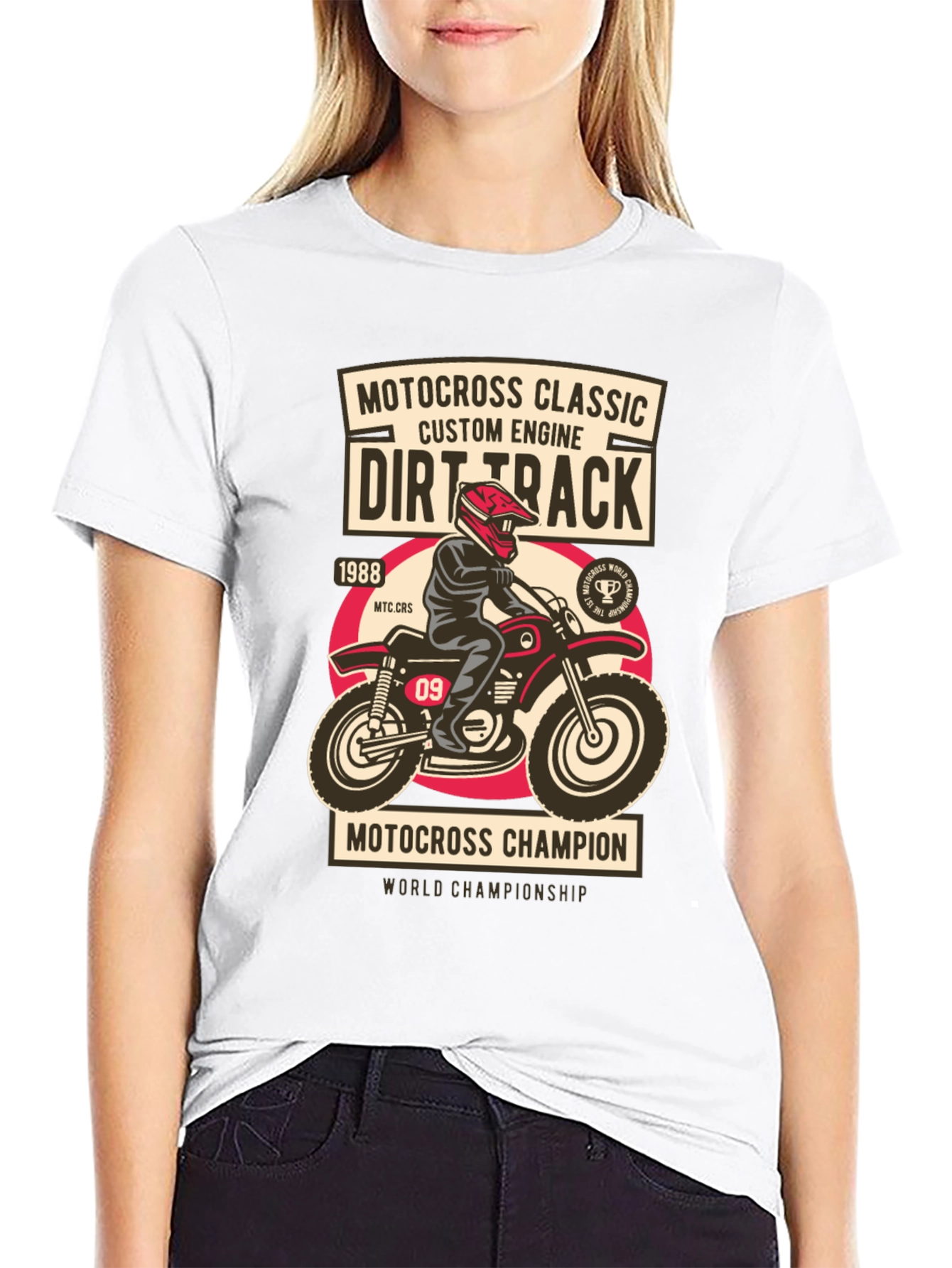Motocross Dirt Track Graphic T-Shirt