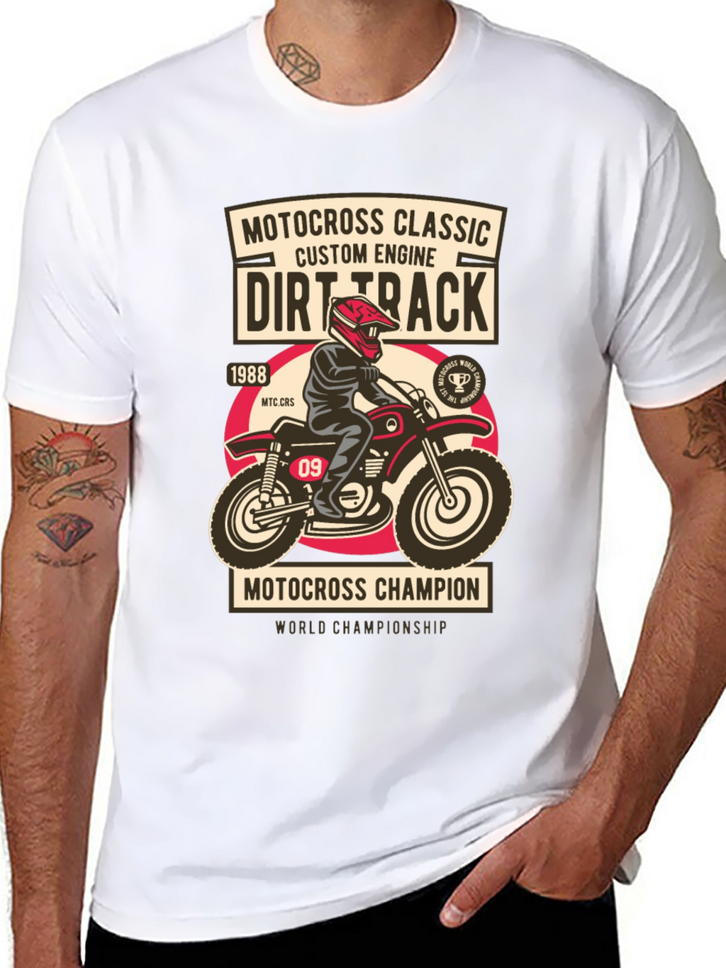 Motocross Dirt Track Graphic T-Shirt