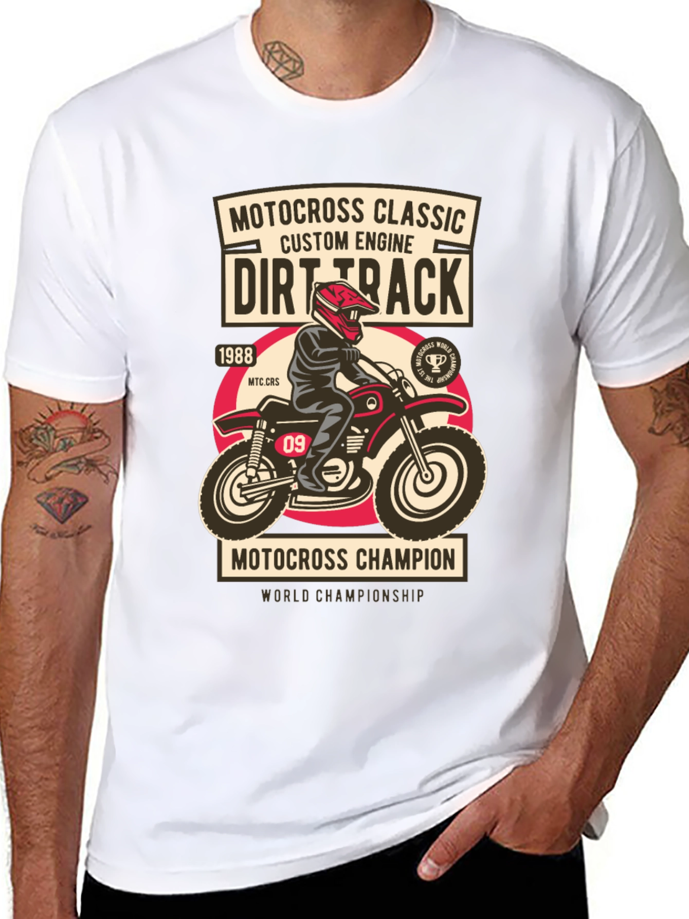 Motocross Dirt Track Graphic T-Shirt