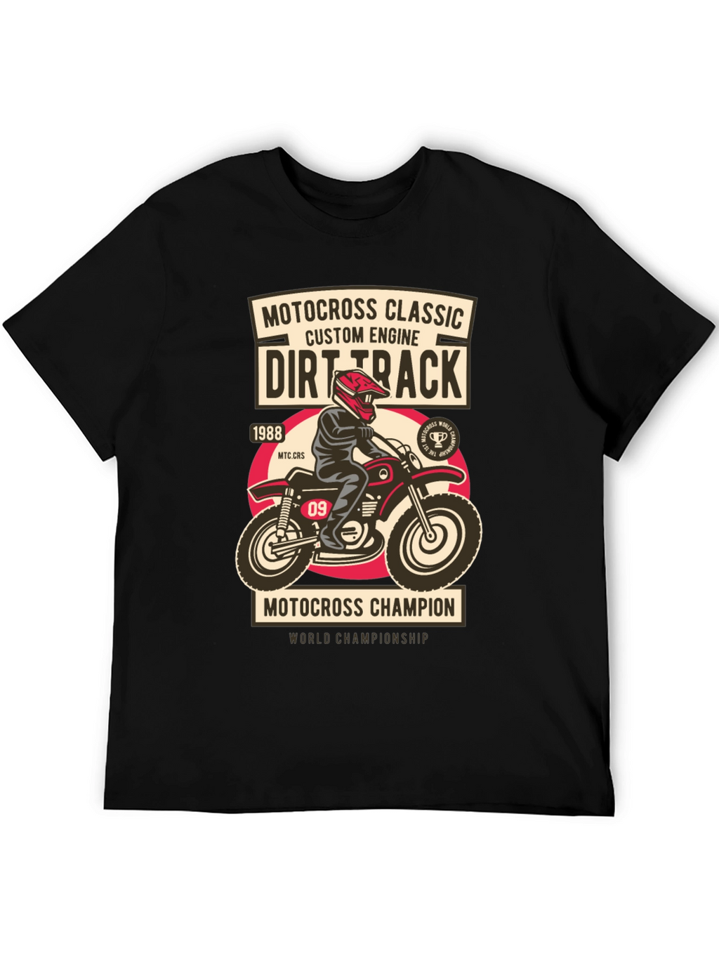 Motocross Dirt Track Graphic T-Shirt