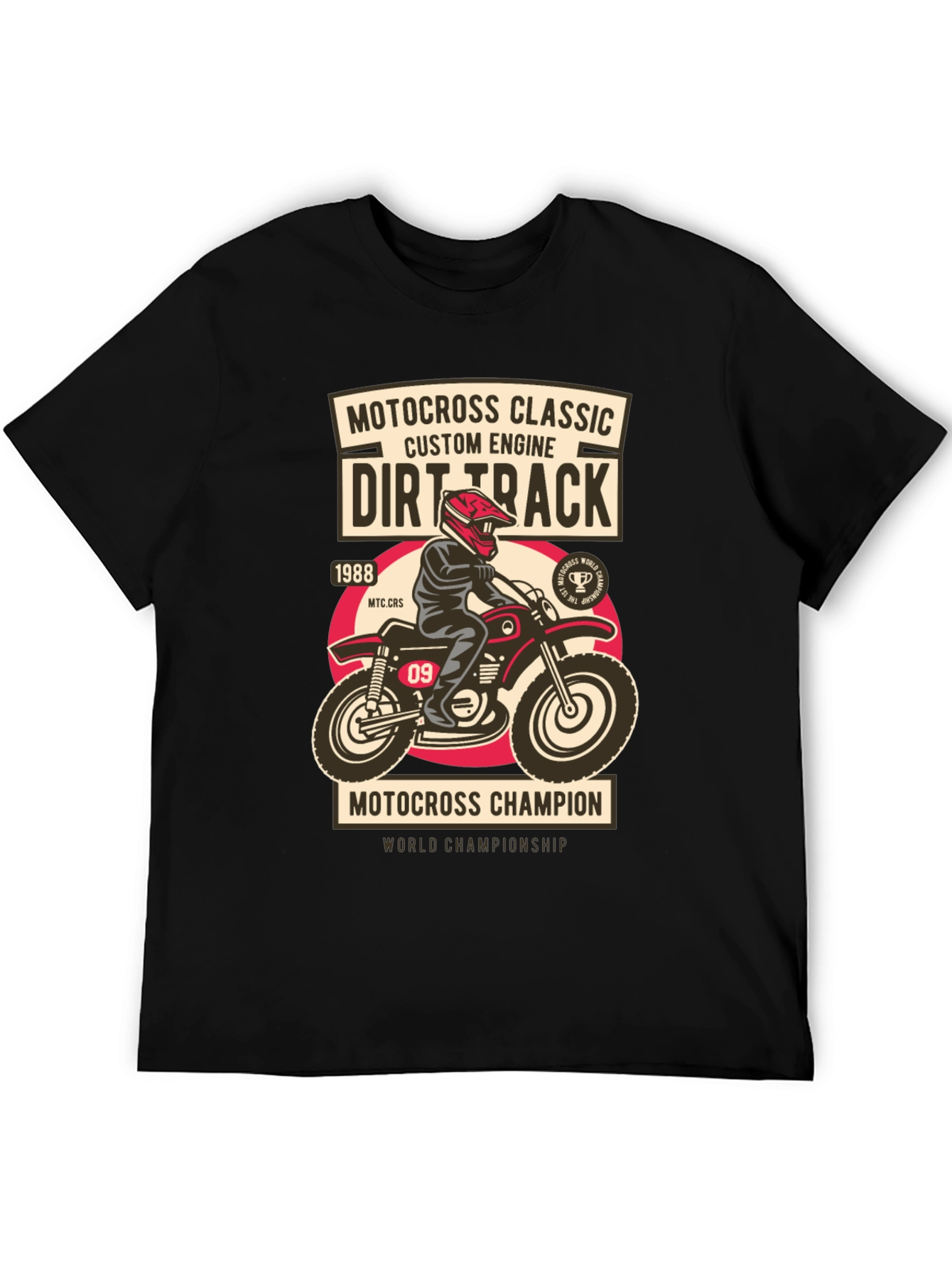 Motocross Dirt Track Graphic T-Shirt