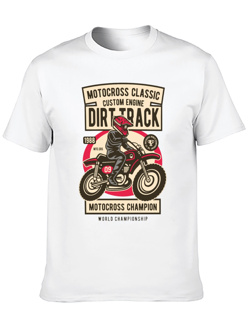 Motocross Dirt Track Graphic T-Shirt
