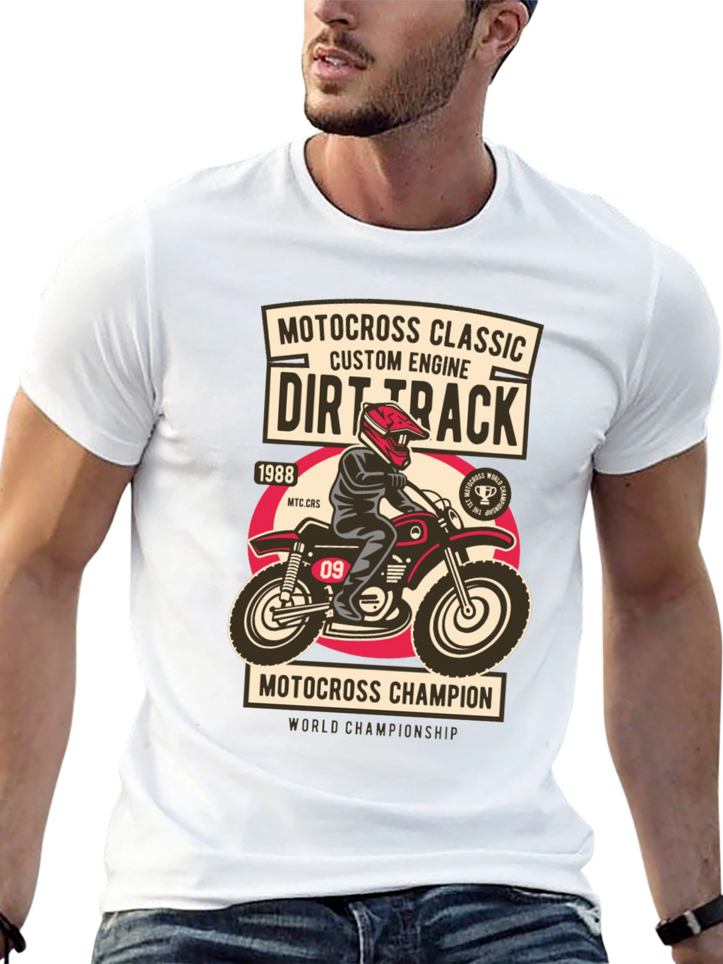 Motocross Dirt Track Graphic T-Shirt