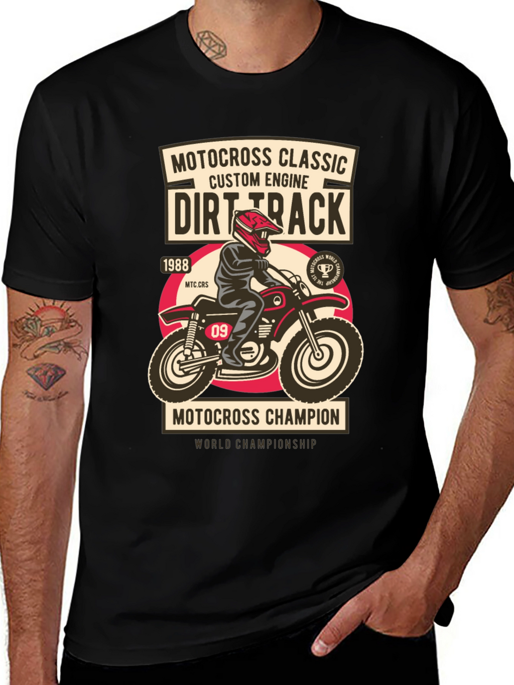 Motocross Dirt Track Graphic T-Shirt