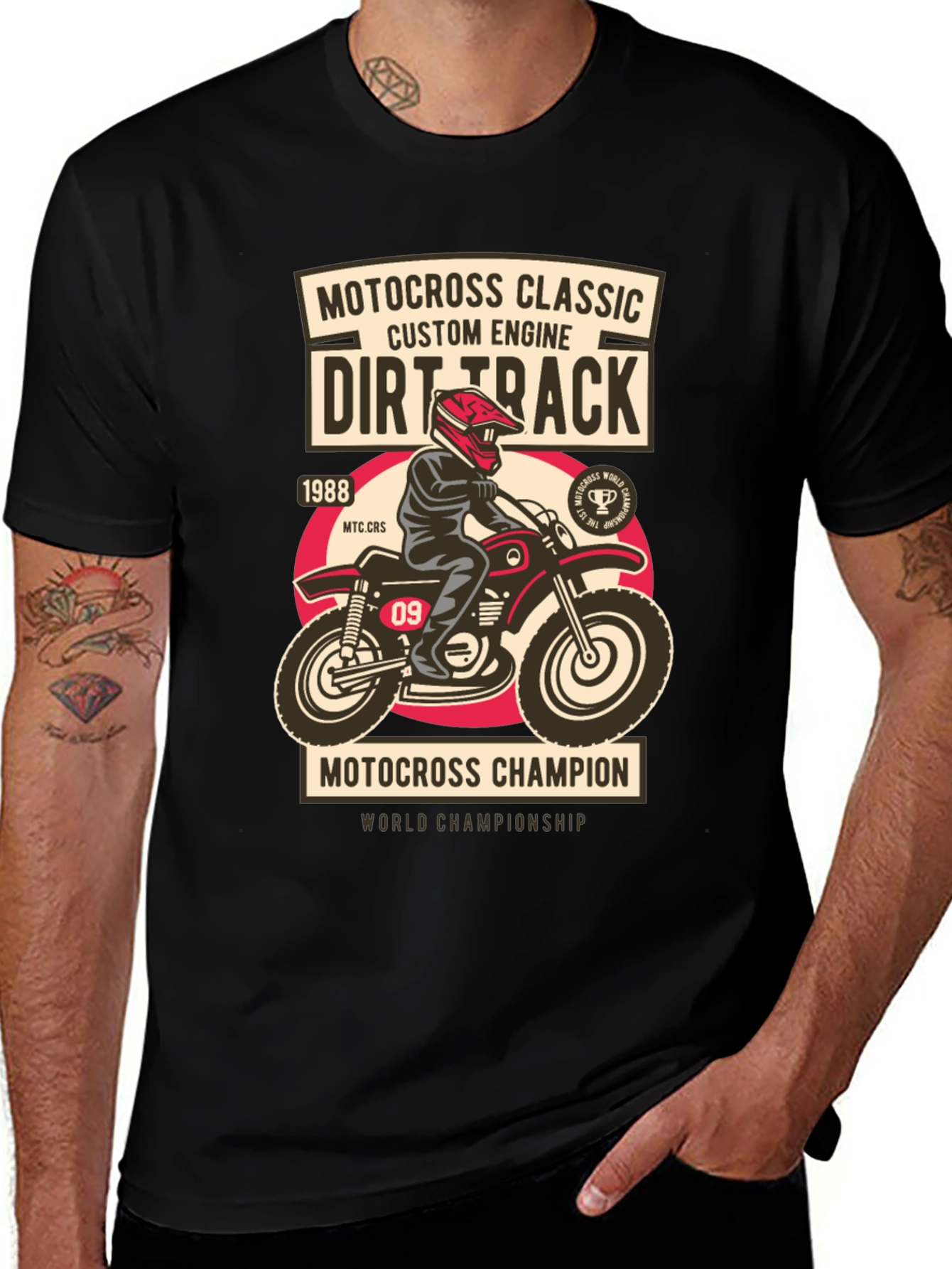 Motocross Dirt Track Graphic T-Shirt