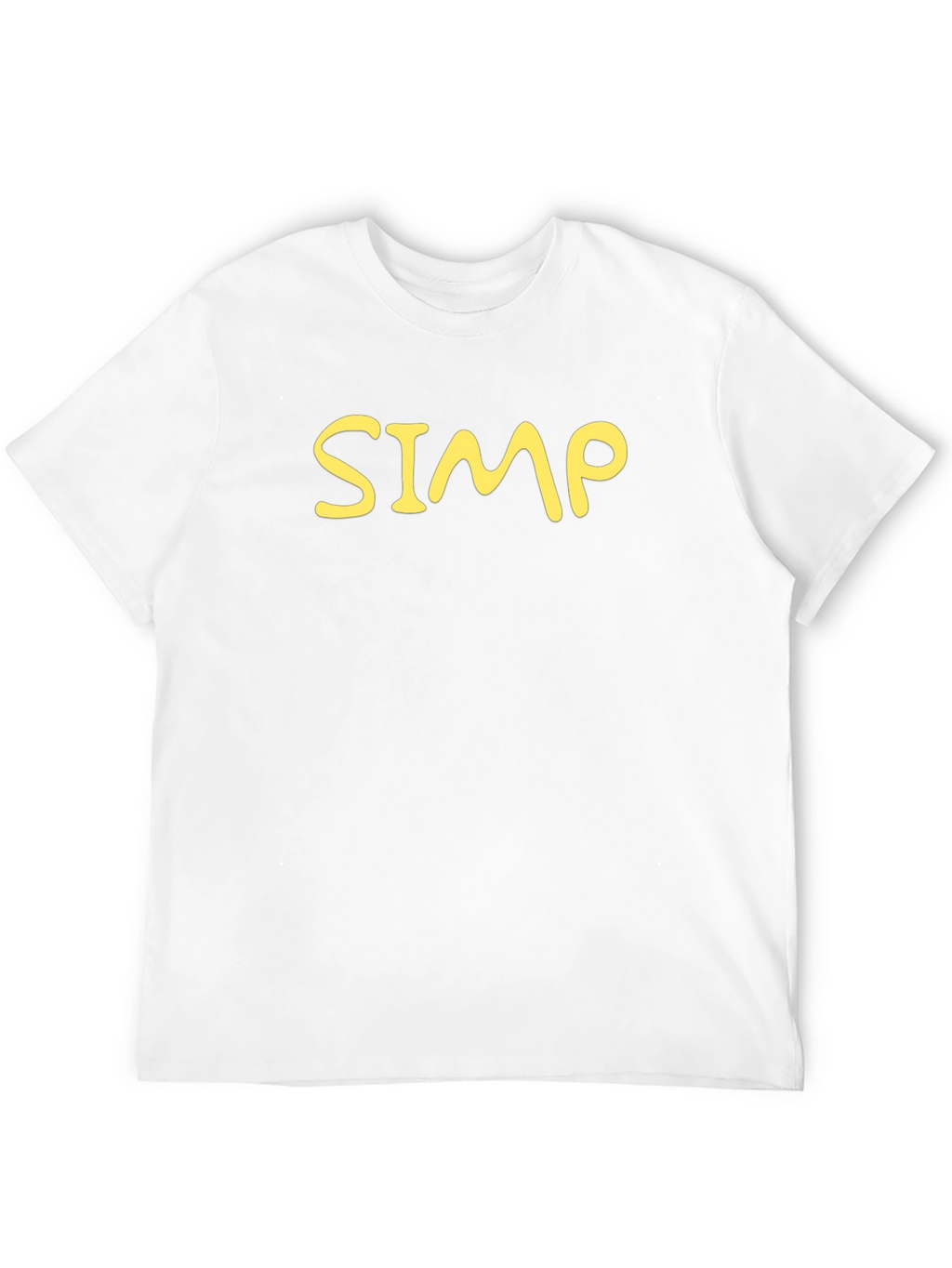 Mens SIMP Graphic Black T-Shirt