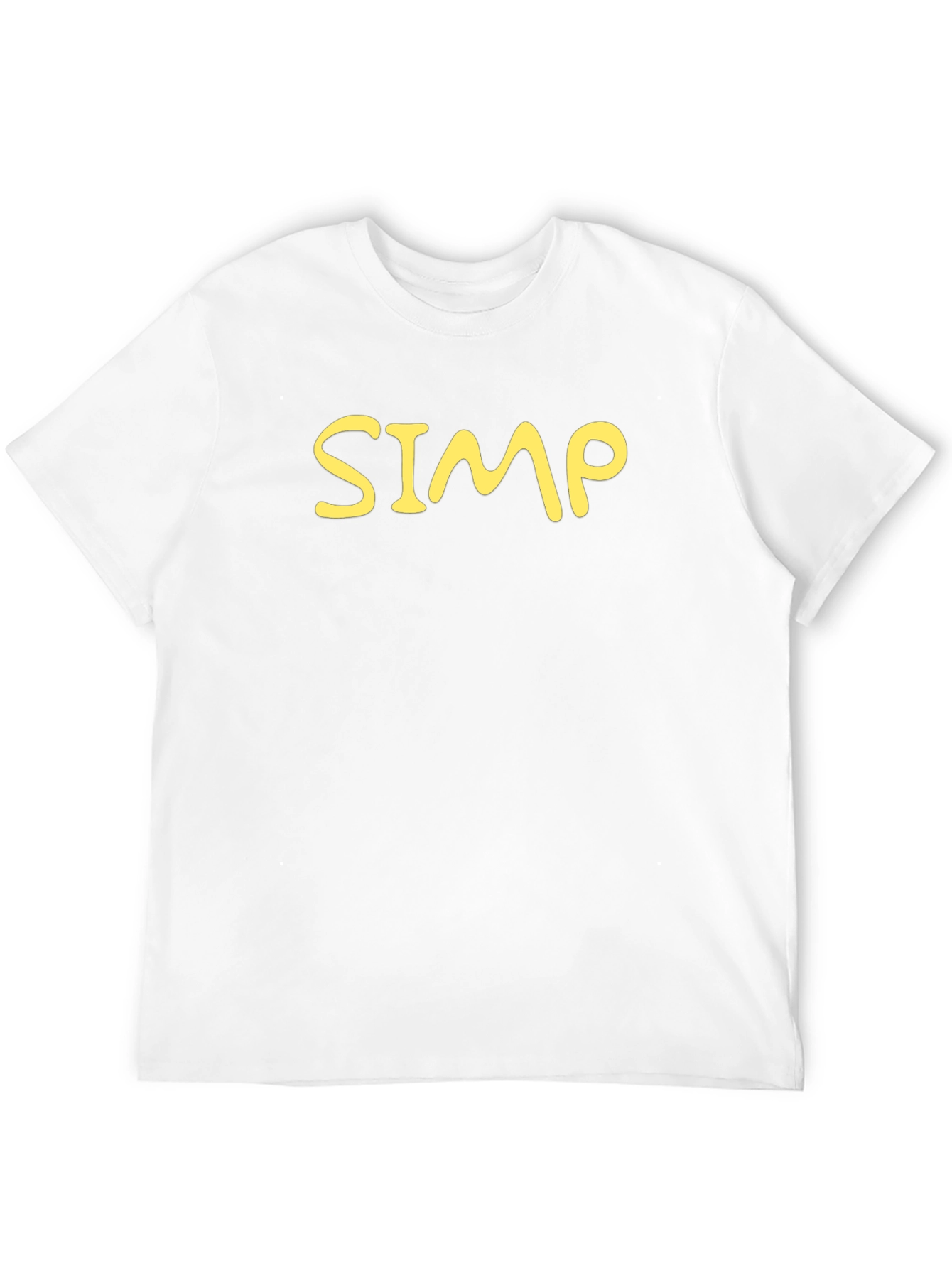 Mens SIMP Graphic Black T-Shirt