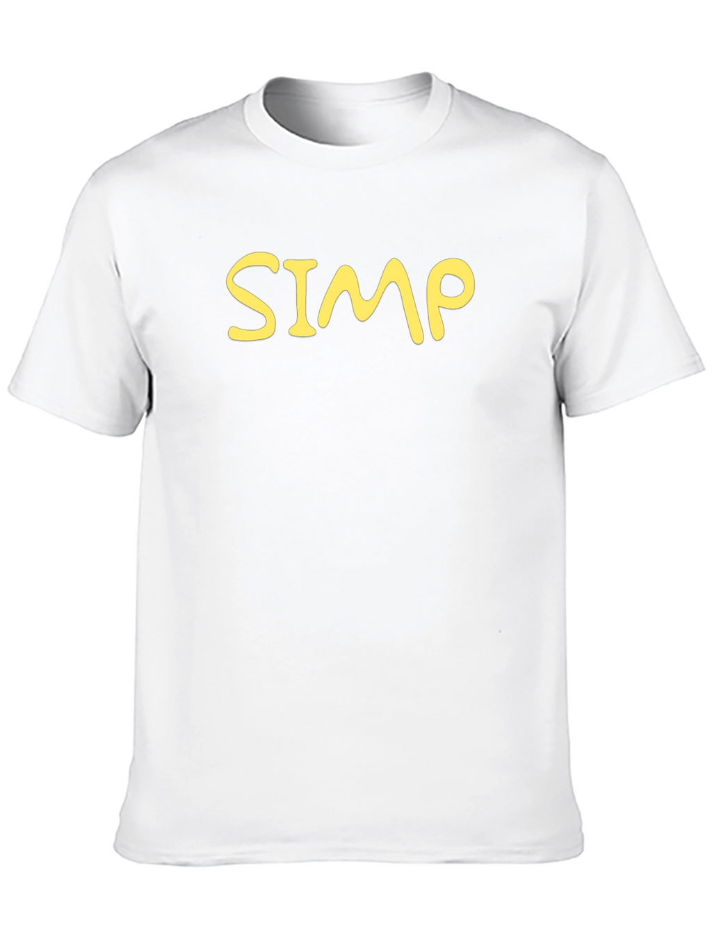 Mens SIMP Graphic Black T-Shirt