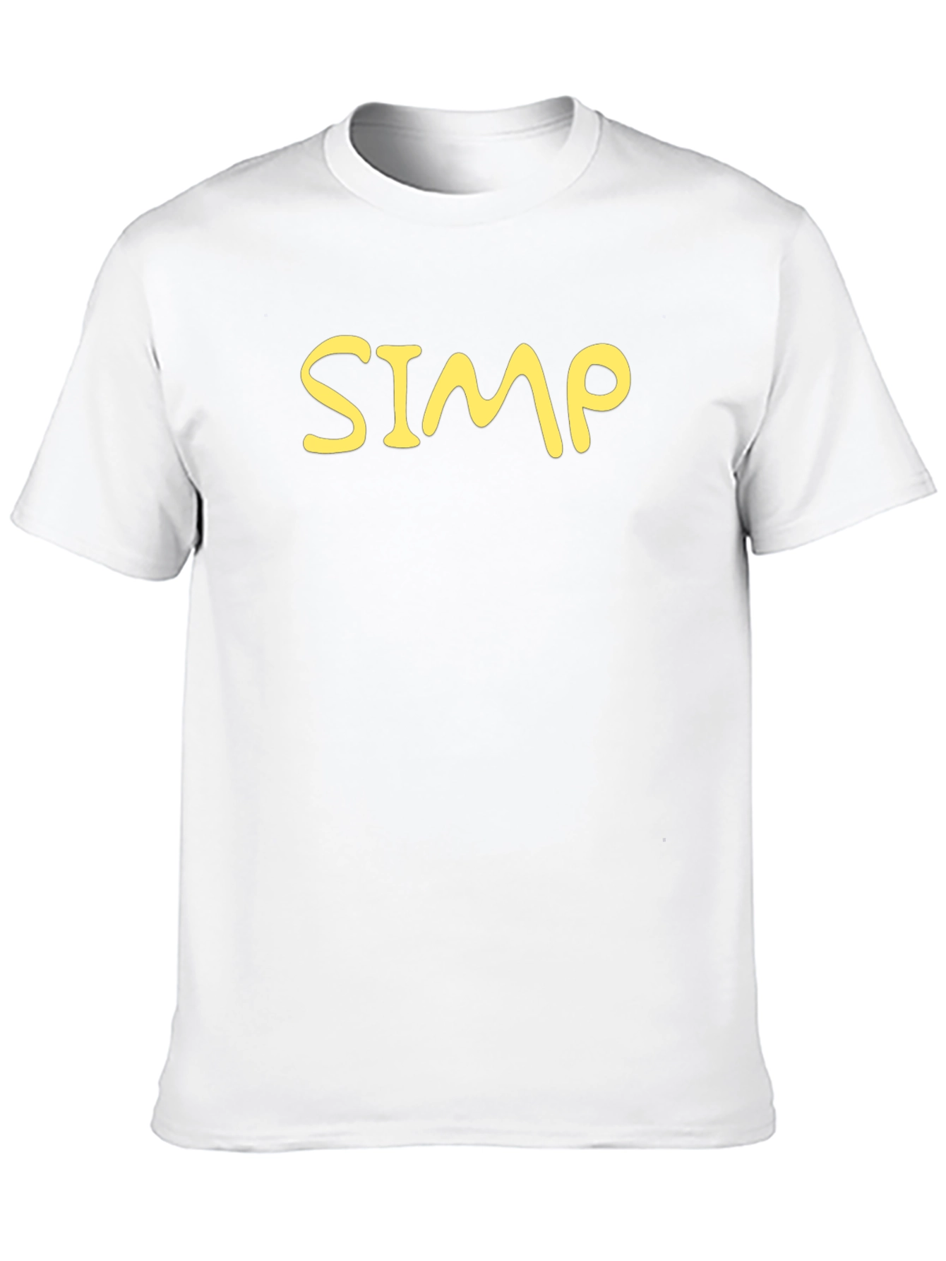 Mens SIMP Graphic Black T-Shirt