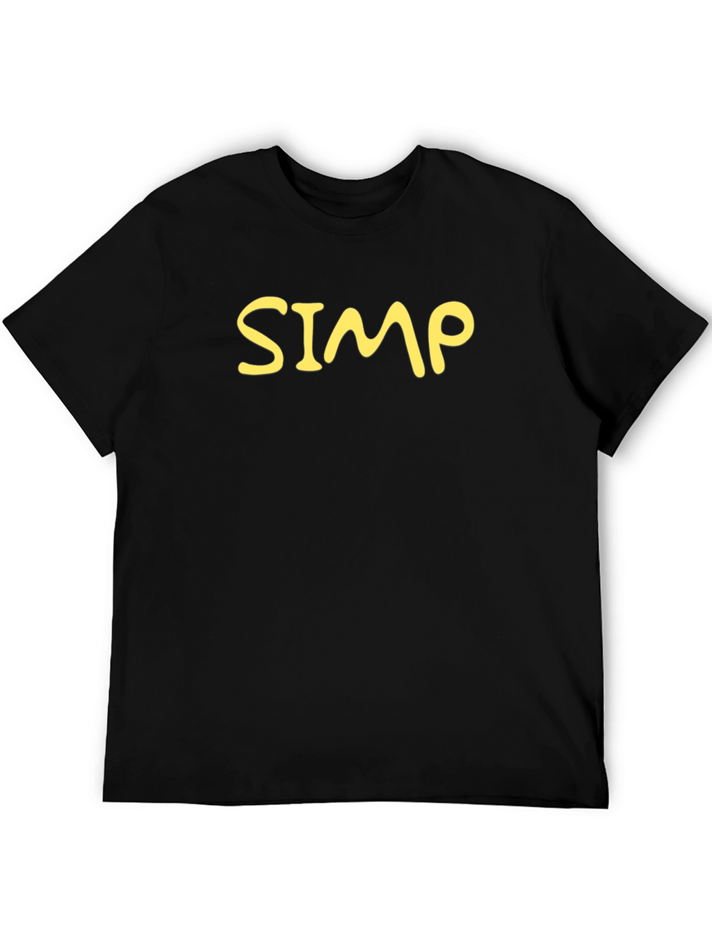 Mens SIMP Graphic Black T-Shirt