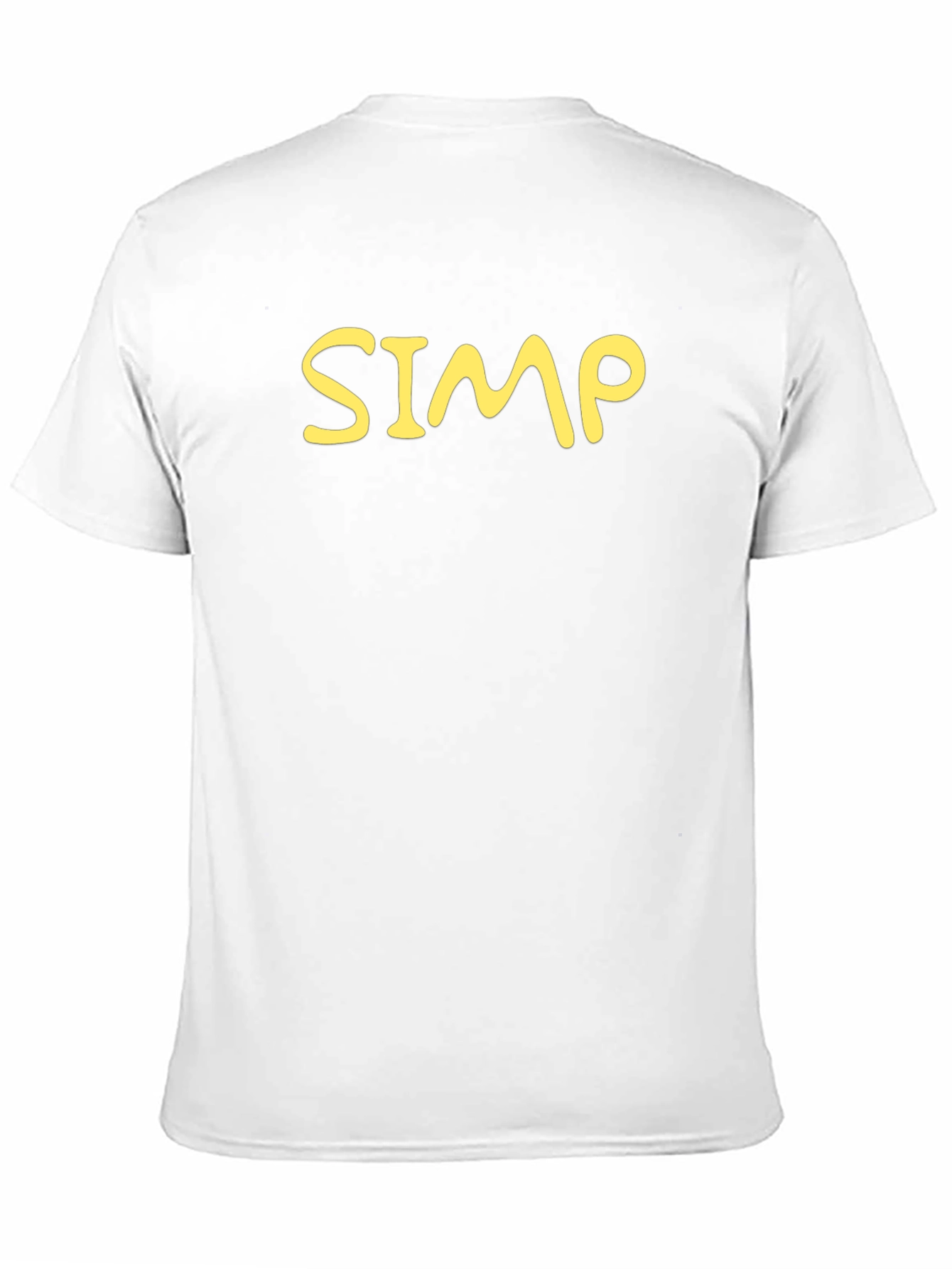 Mens SIMP Graphic Black T-Shirt