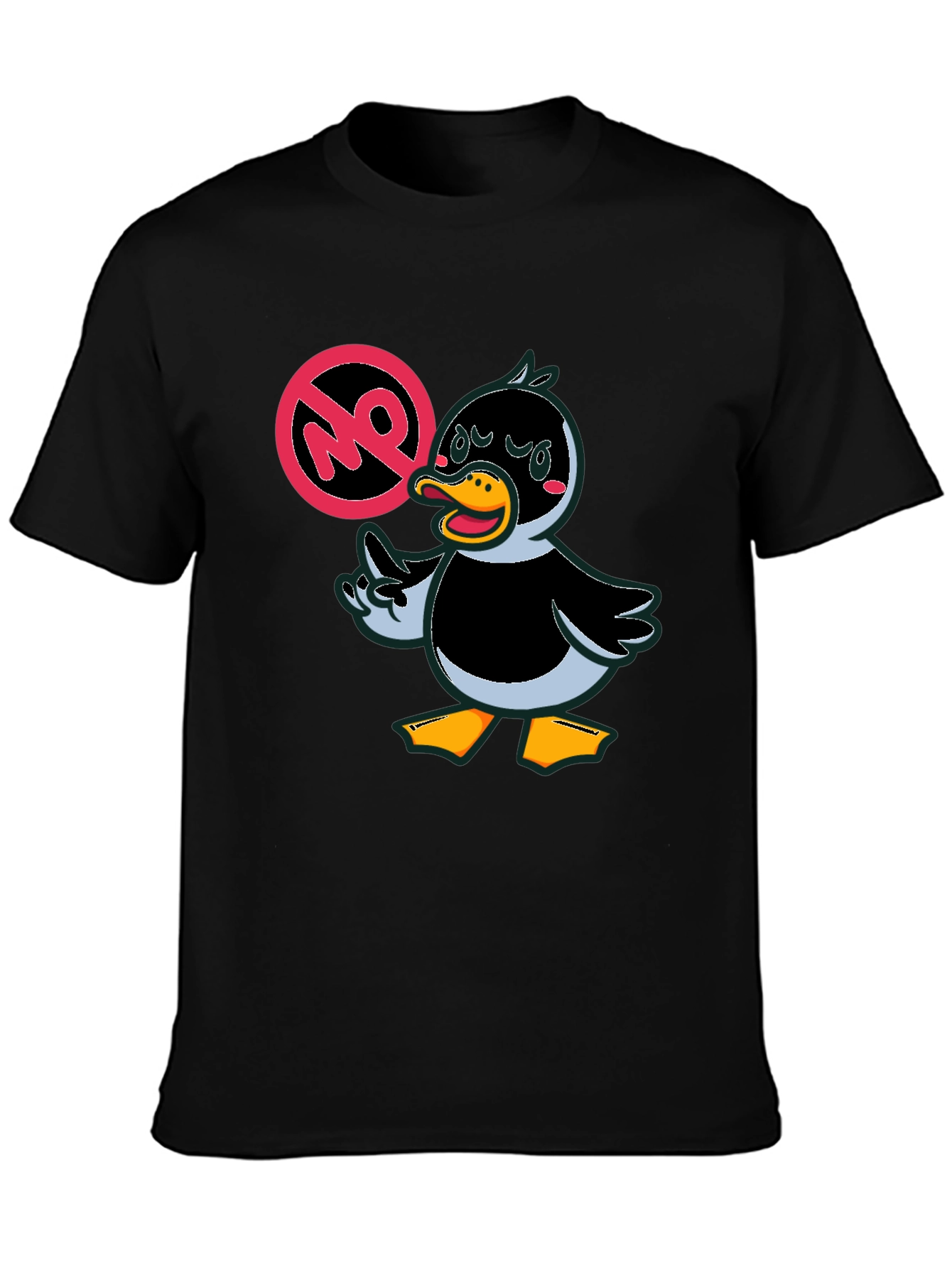 Funny Duck Graphic Tee - No Quacking Around!
