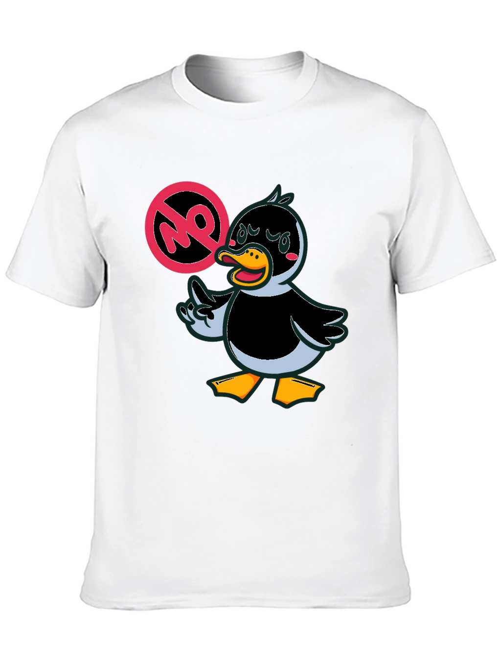 Funny Duck Graphic Tee - No Quacking Around!