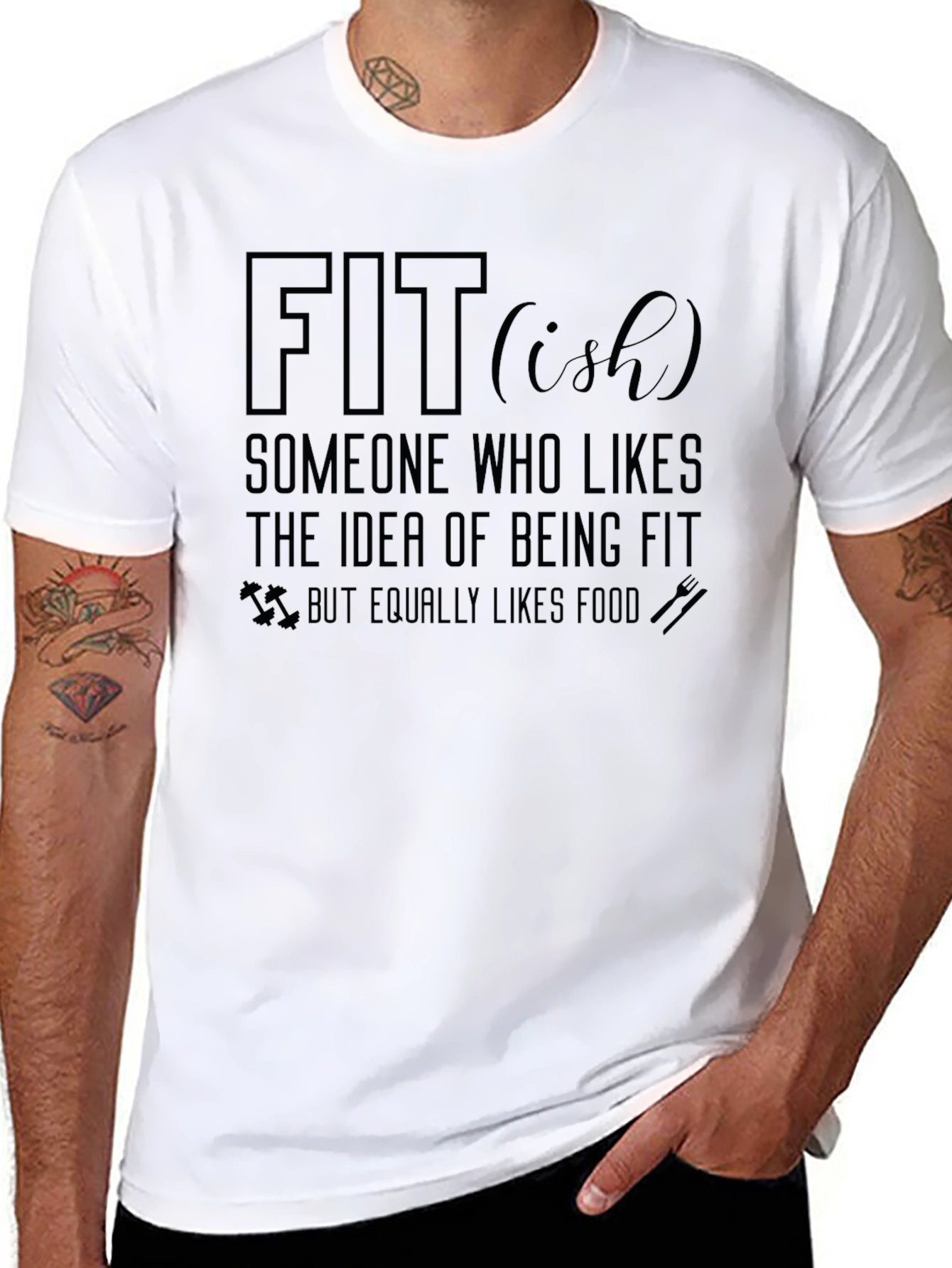 Fit-ish Graphic Tee - Funny Fitness T-Shirt