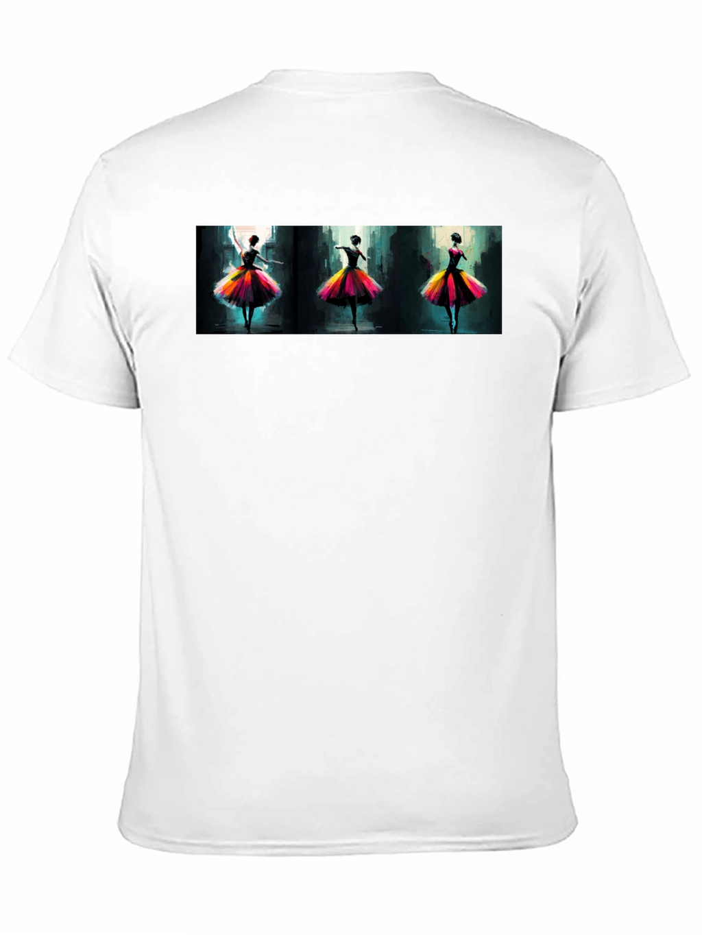 Dancing Ballerinas Graphic Black T-Shirt