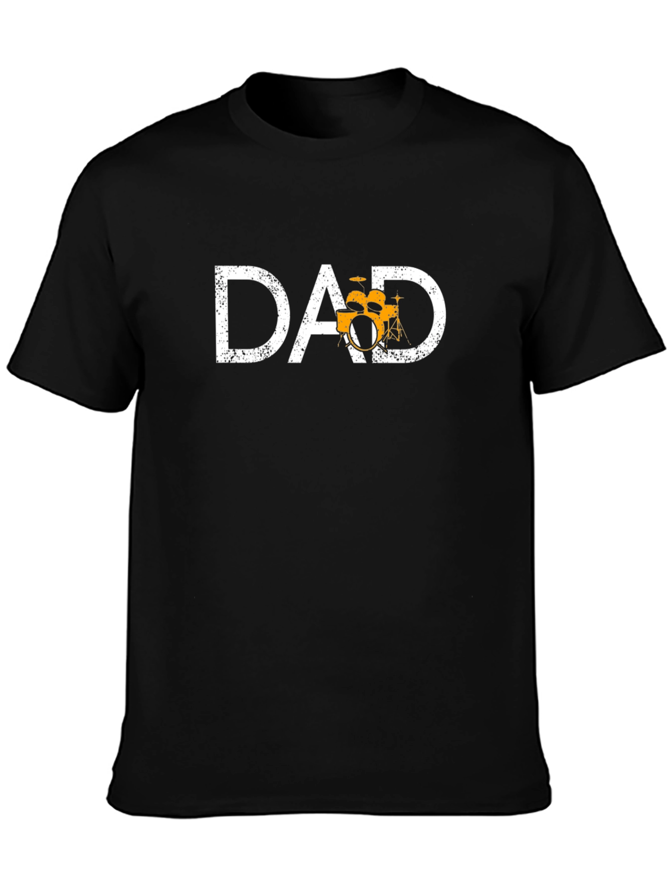 Dad Drum Set Graphic Tee - Musician Father T-Shirt