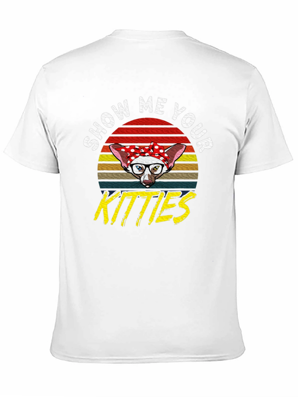 Show Me Your Kitties T-Shirt - Retro Cat Tee