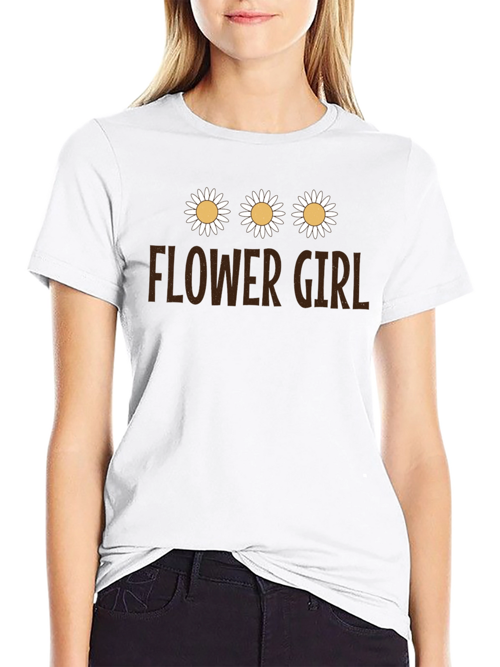 Flower Girl Graphic T-Shirt