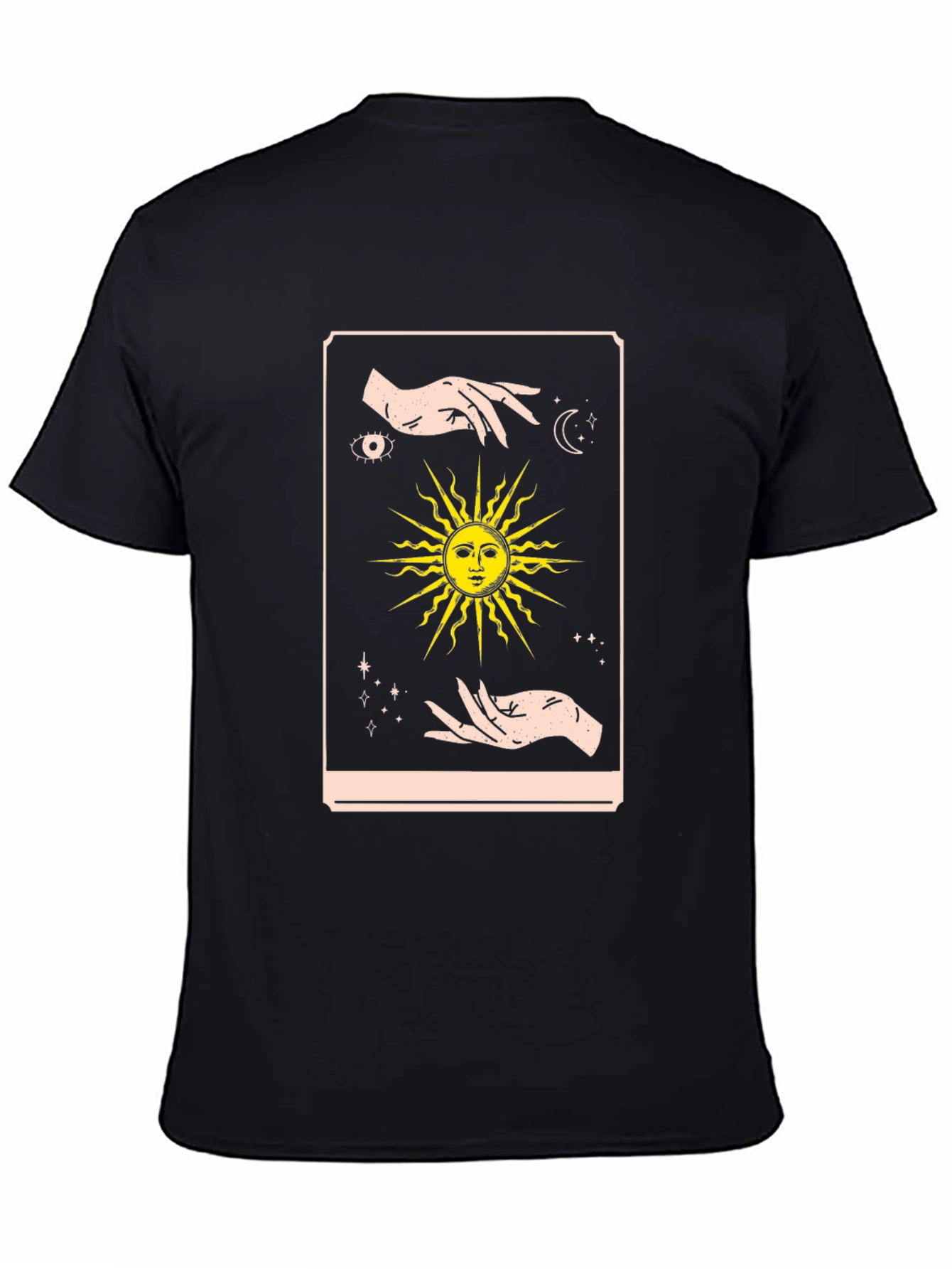 Mystic Sun Tarot Graphic Tee - Black