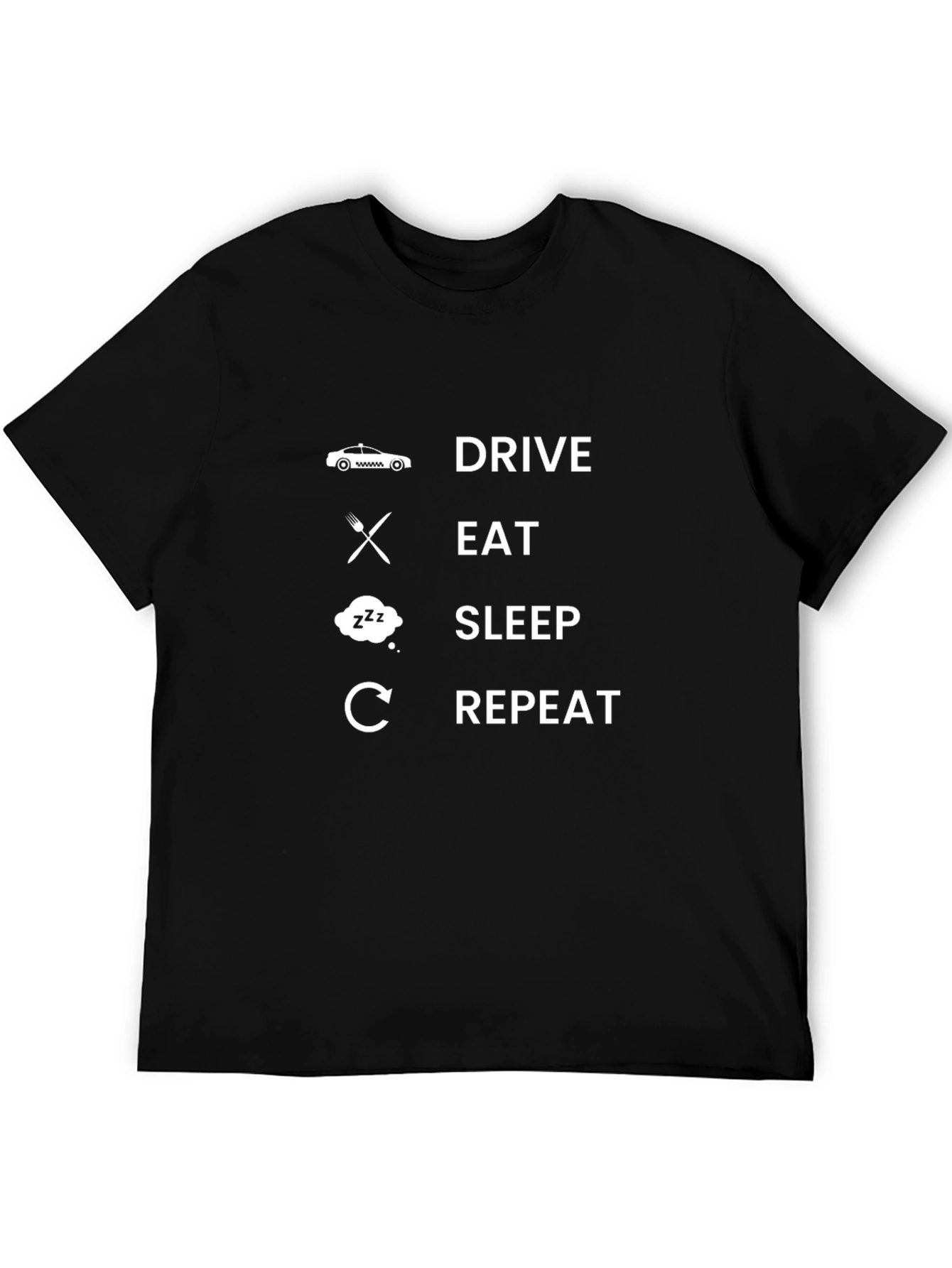 Drive Eat Sleep Repeat Graphic T-Shirt