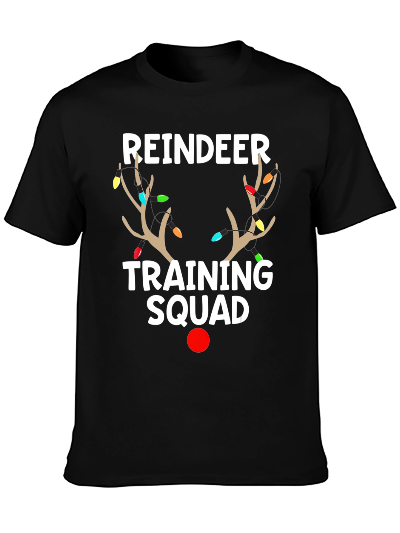 Reindeer Training Squad Christmas Graphic Tee