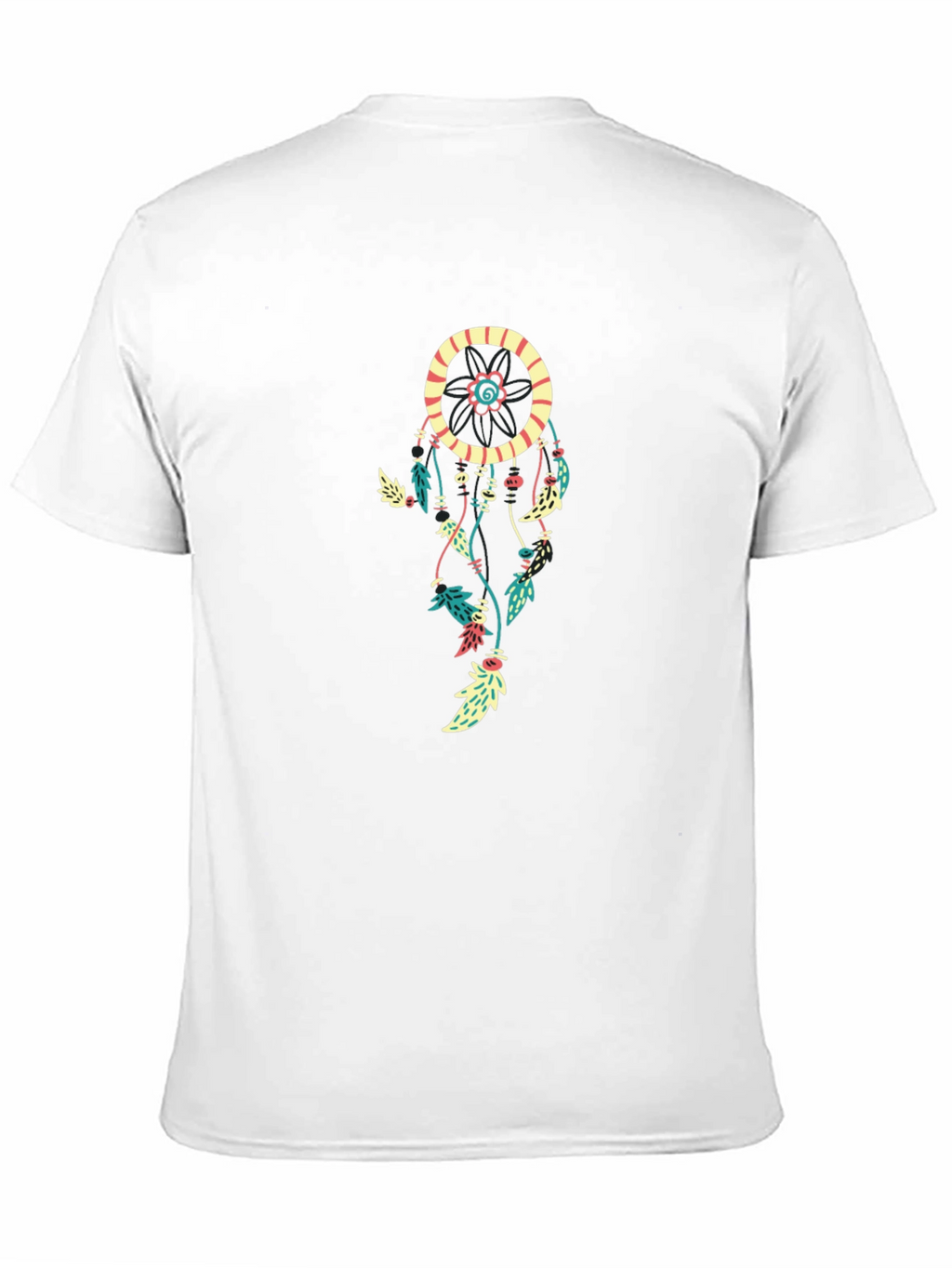 Dreamcatcher Graphic Print Black T-Shirt