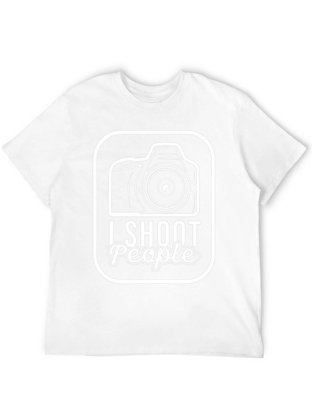 I Shoot People Camera Graphic T-Shirt