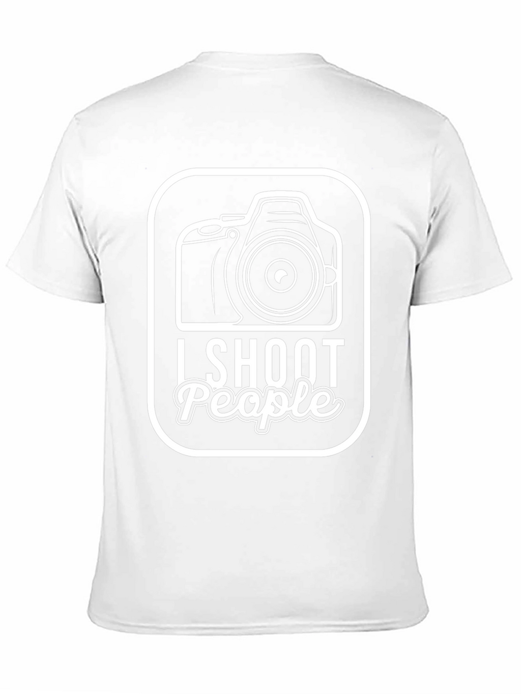 I Shoot People Camera Graphic T-Shirt