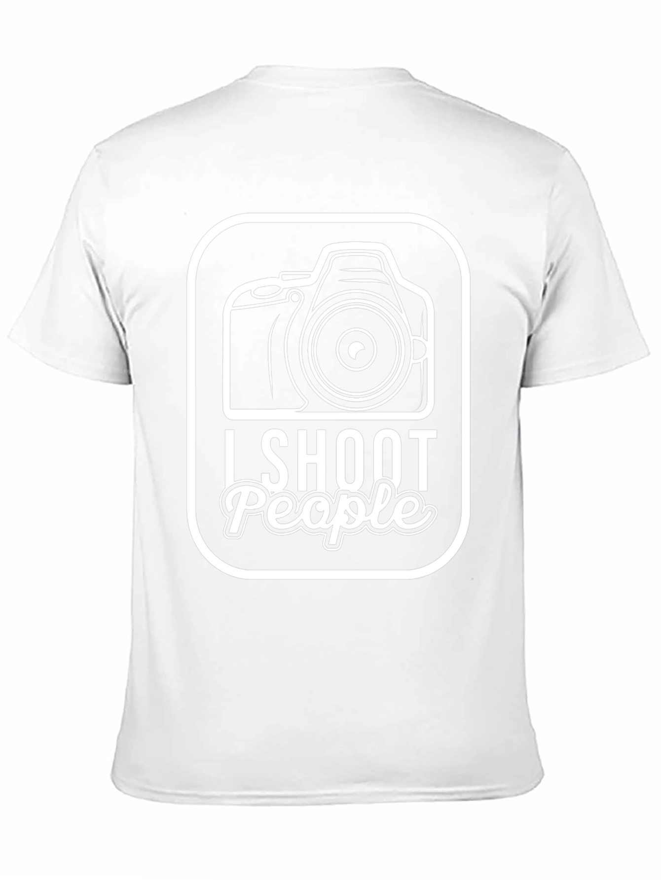 I Shoot People Camera Graphic T-Shirt