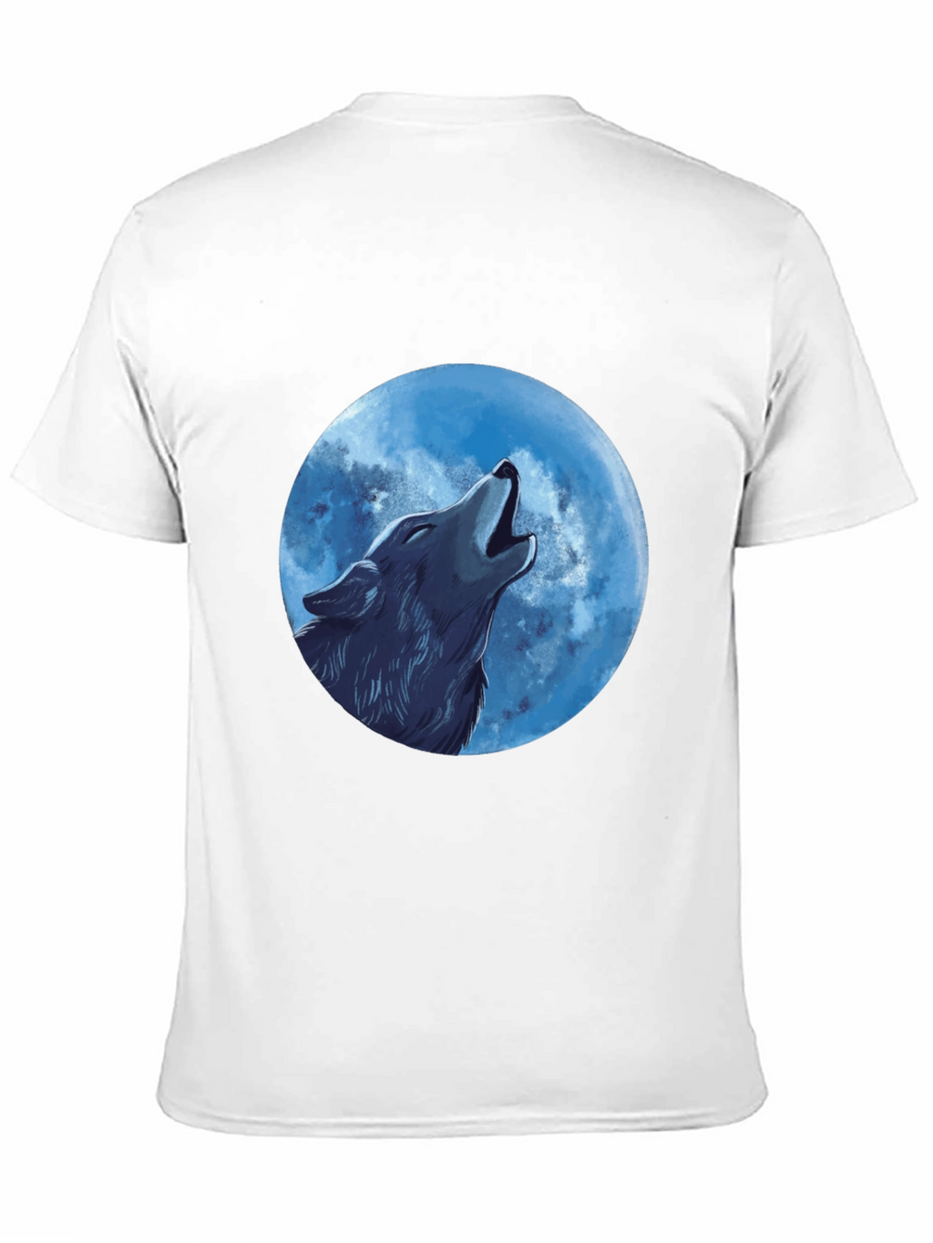 Wolf Moon Graphic T-Shirt - Black