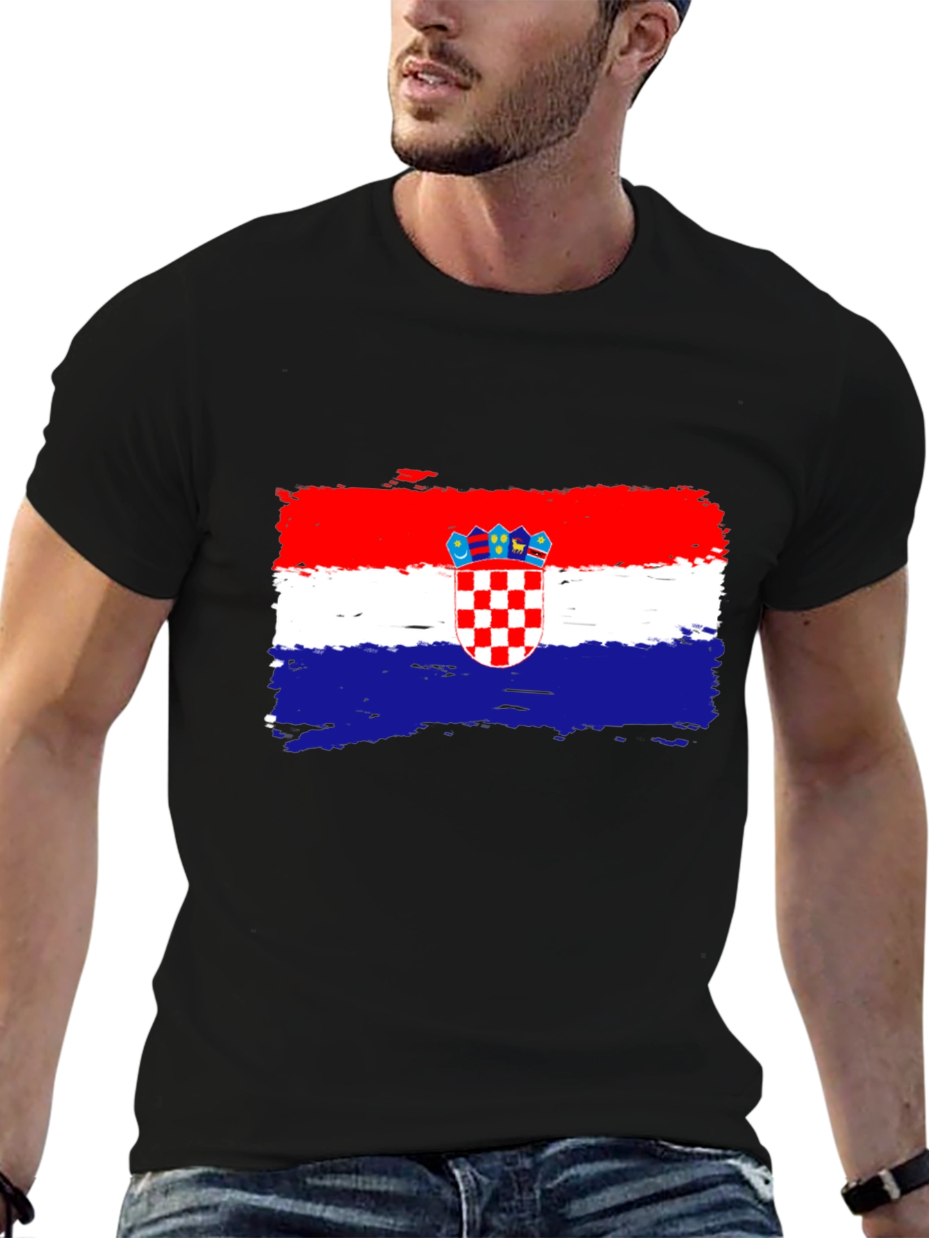 Croatian Flag T-Shirt - Patriotic Design