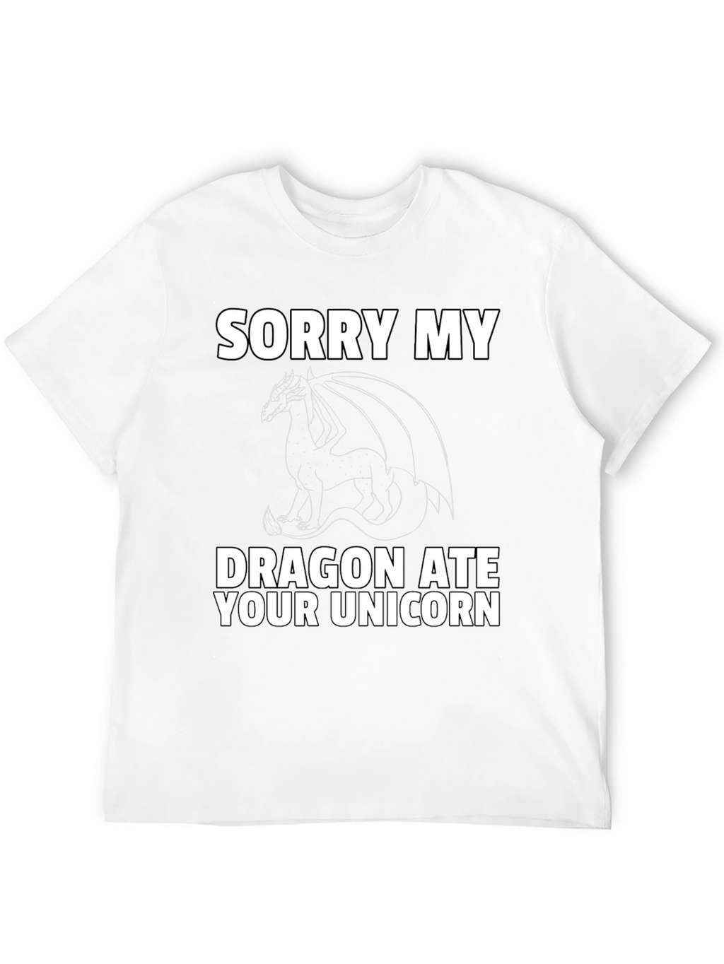Dragon Ate Your Unicorn Graphic Tee