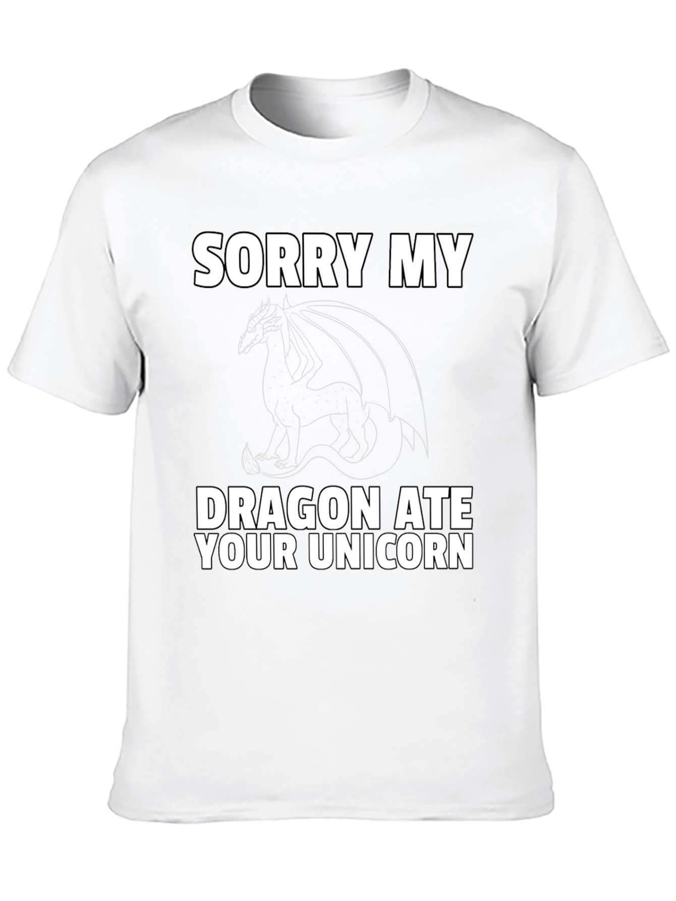 Dragon Ate Your Unicorn Graphic Tee