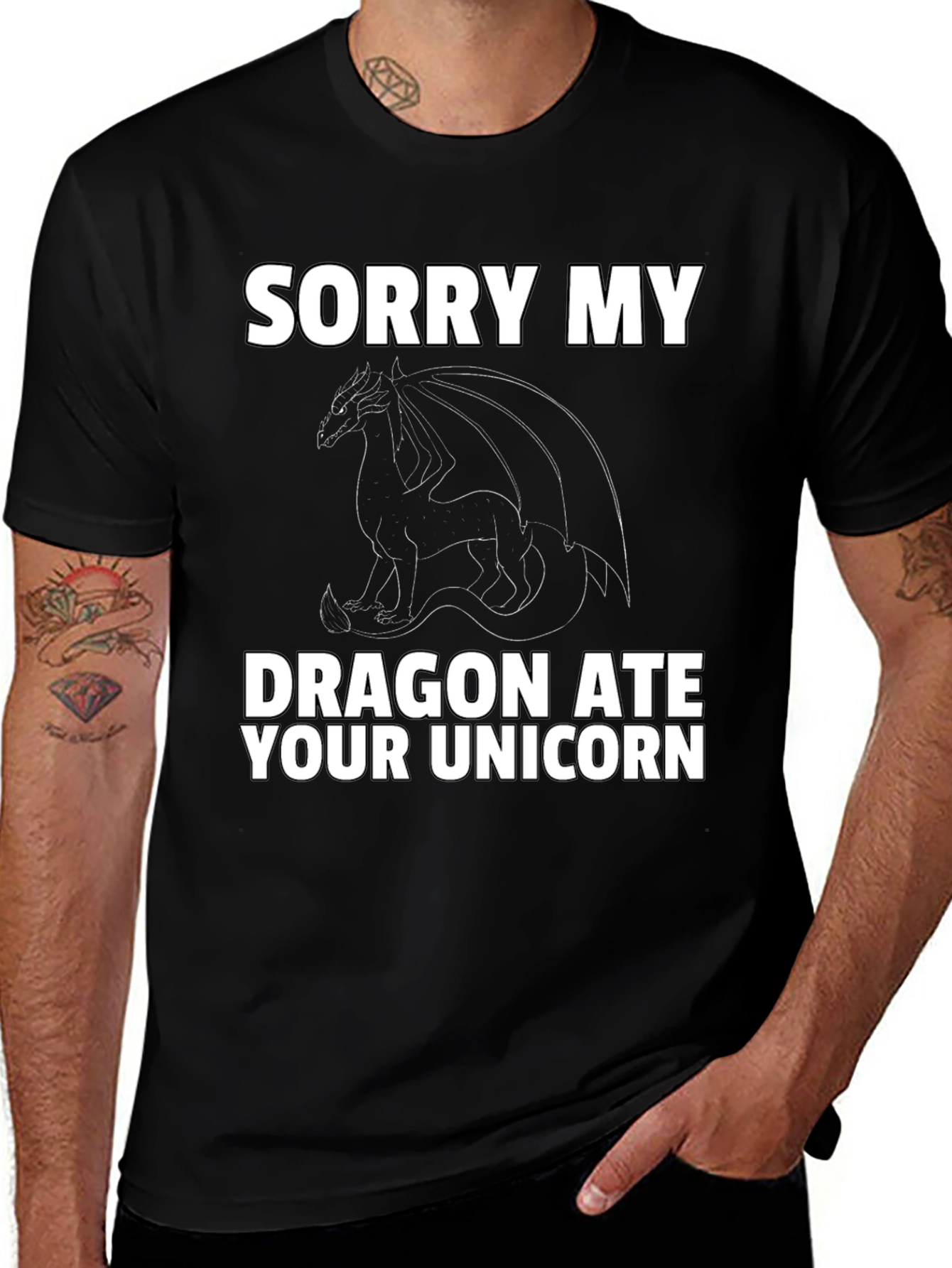 Dragon Ate Your Unicorn Graphic Tee
