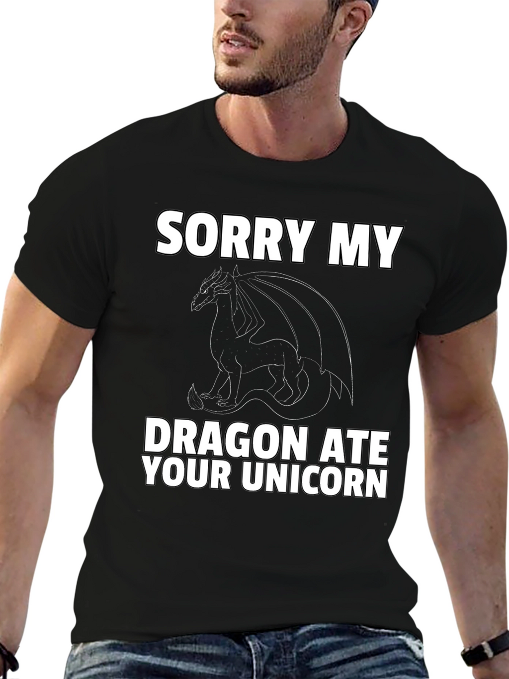 Dragon Ate Your Unicorn Graphic Tee