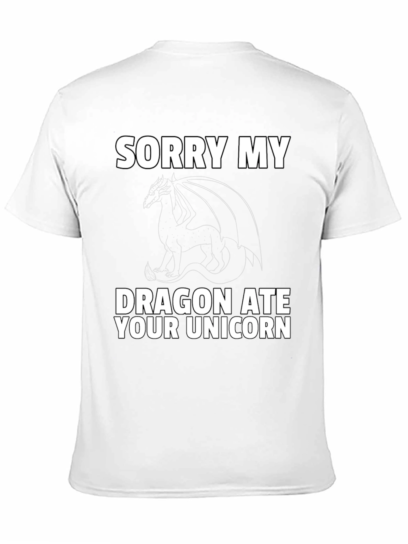 Dragon Ate Your Unicorn Graphic Tee