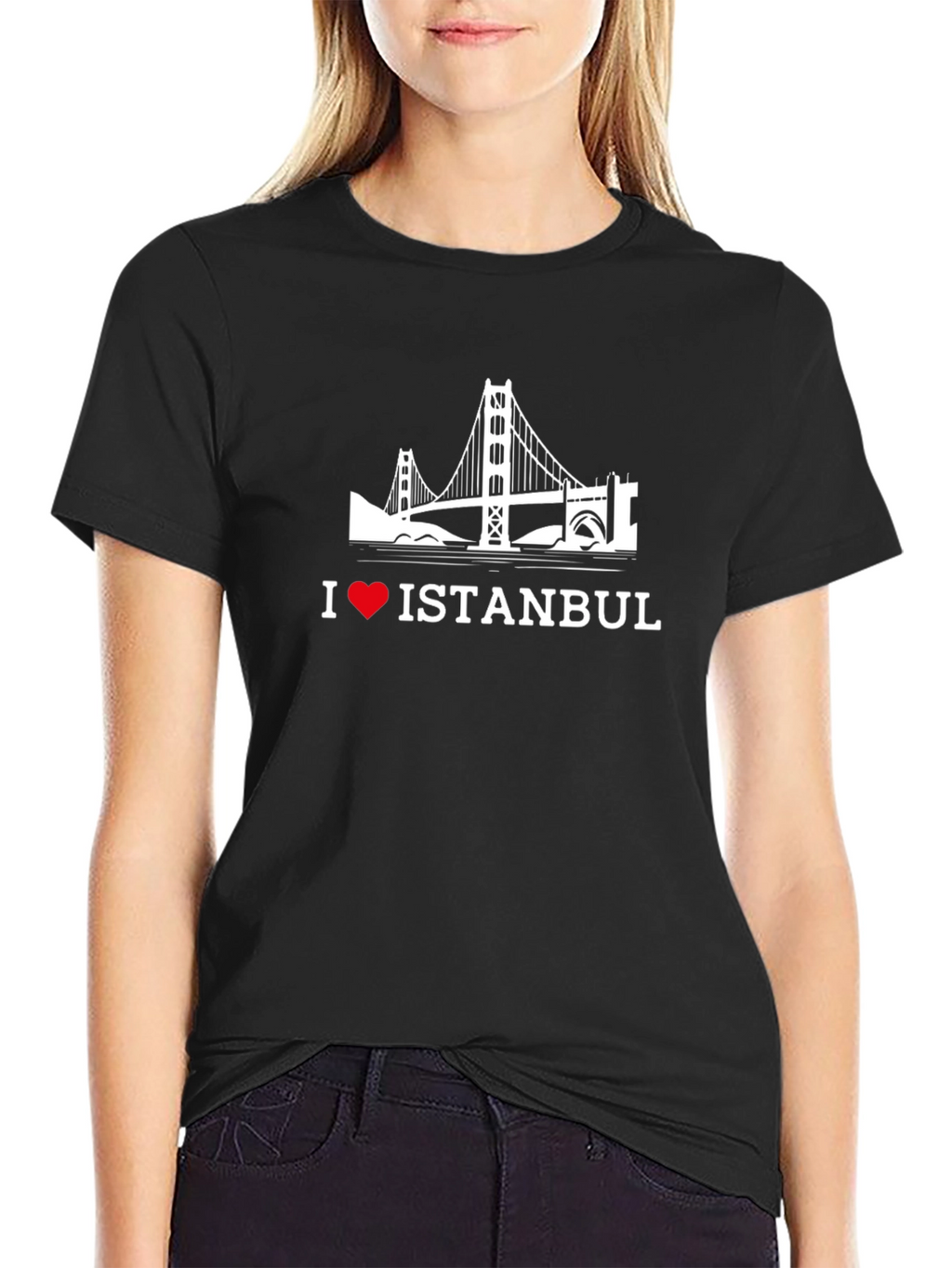I Love Istanbul Black T-Shirt