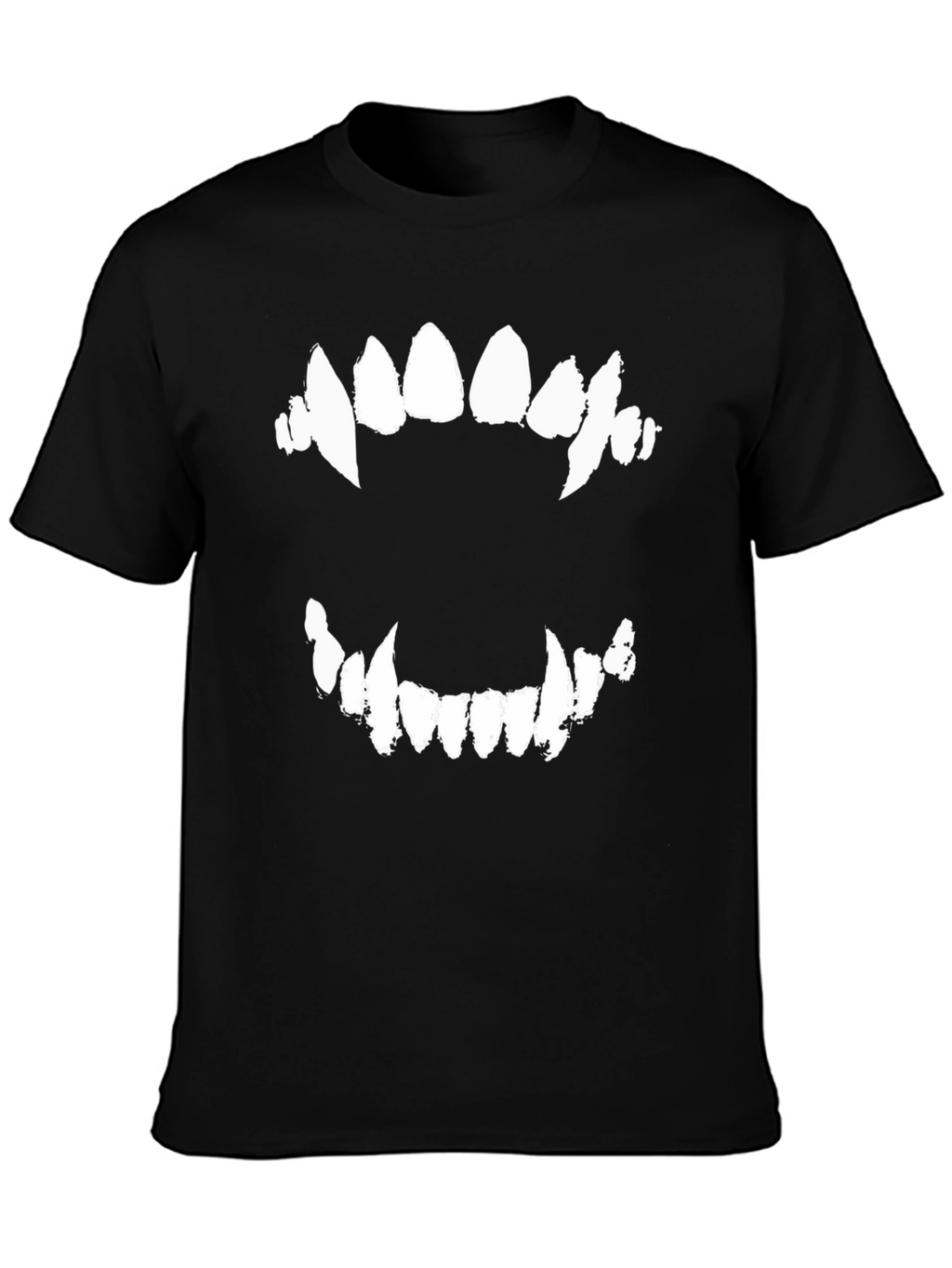 Mens Black Fang Graphic Tee