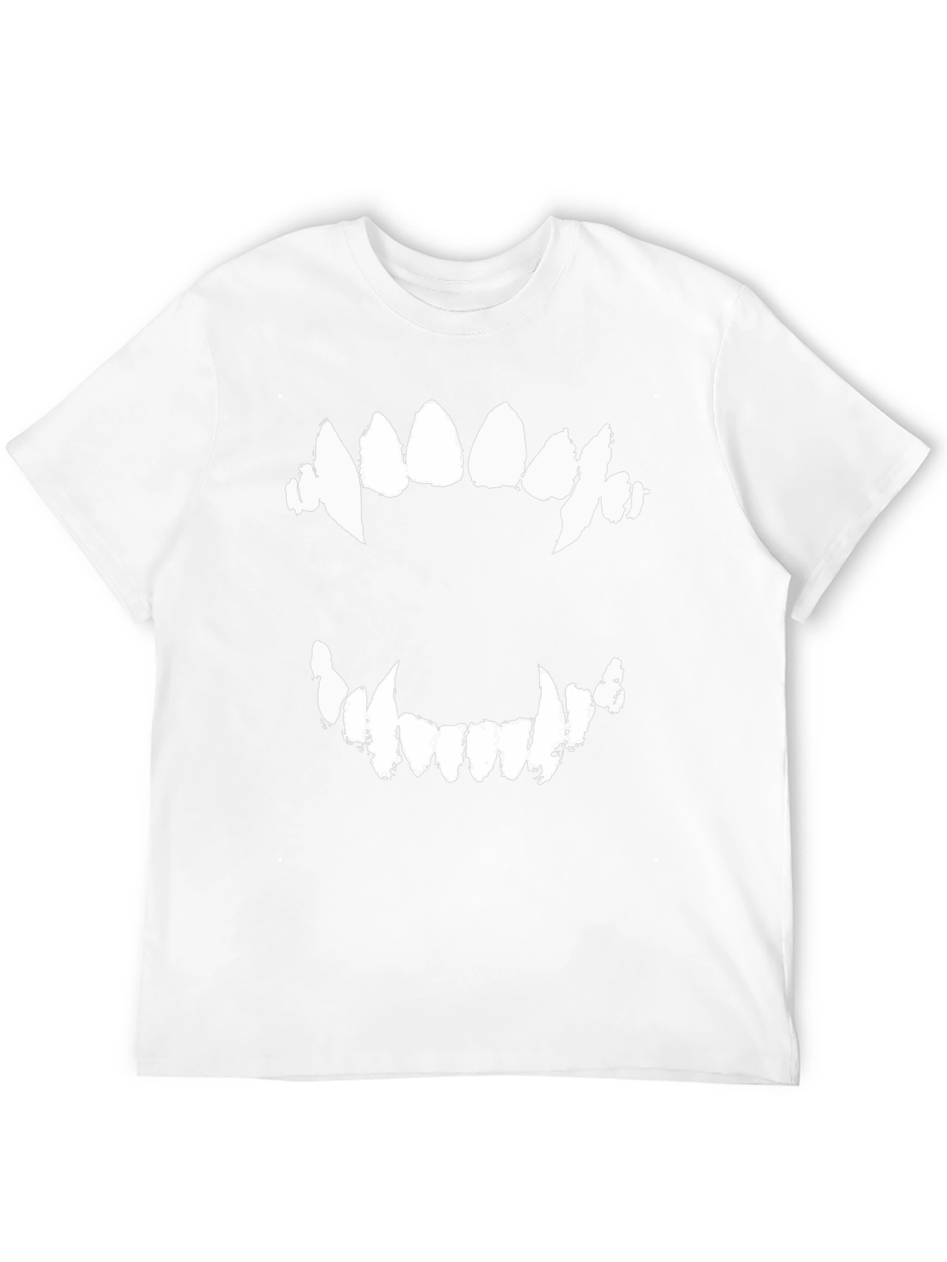 Mens Black Fang Graphic Tee