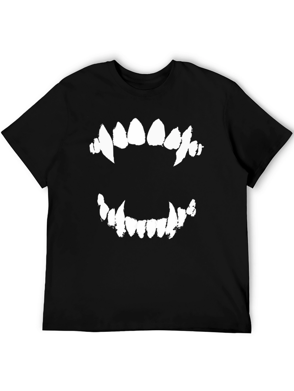 Mens Black Fang Graphic Tee