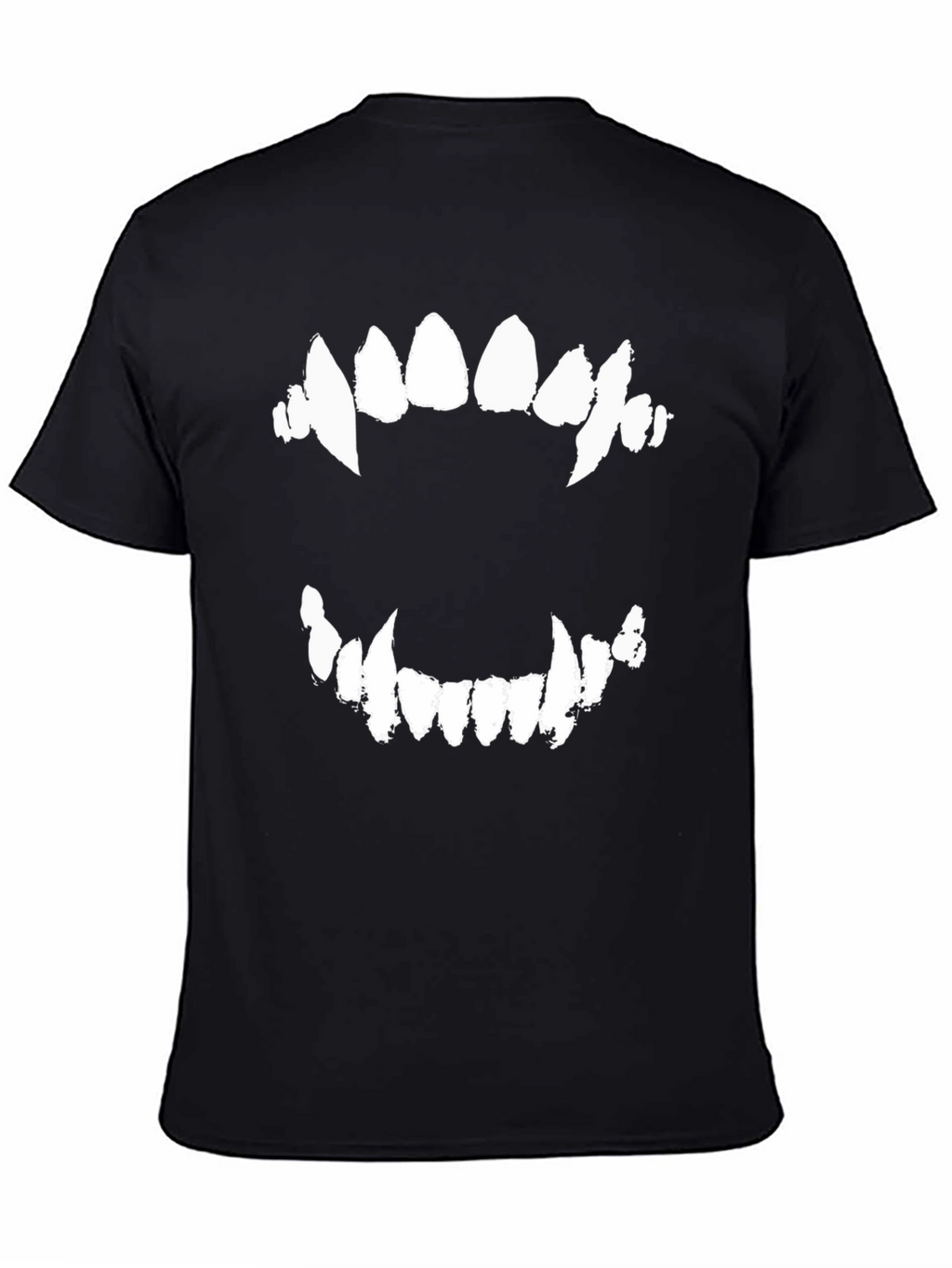 Mens Black Fang Graphic Tee