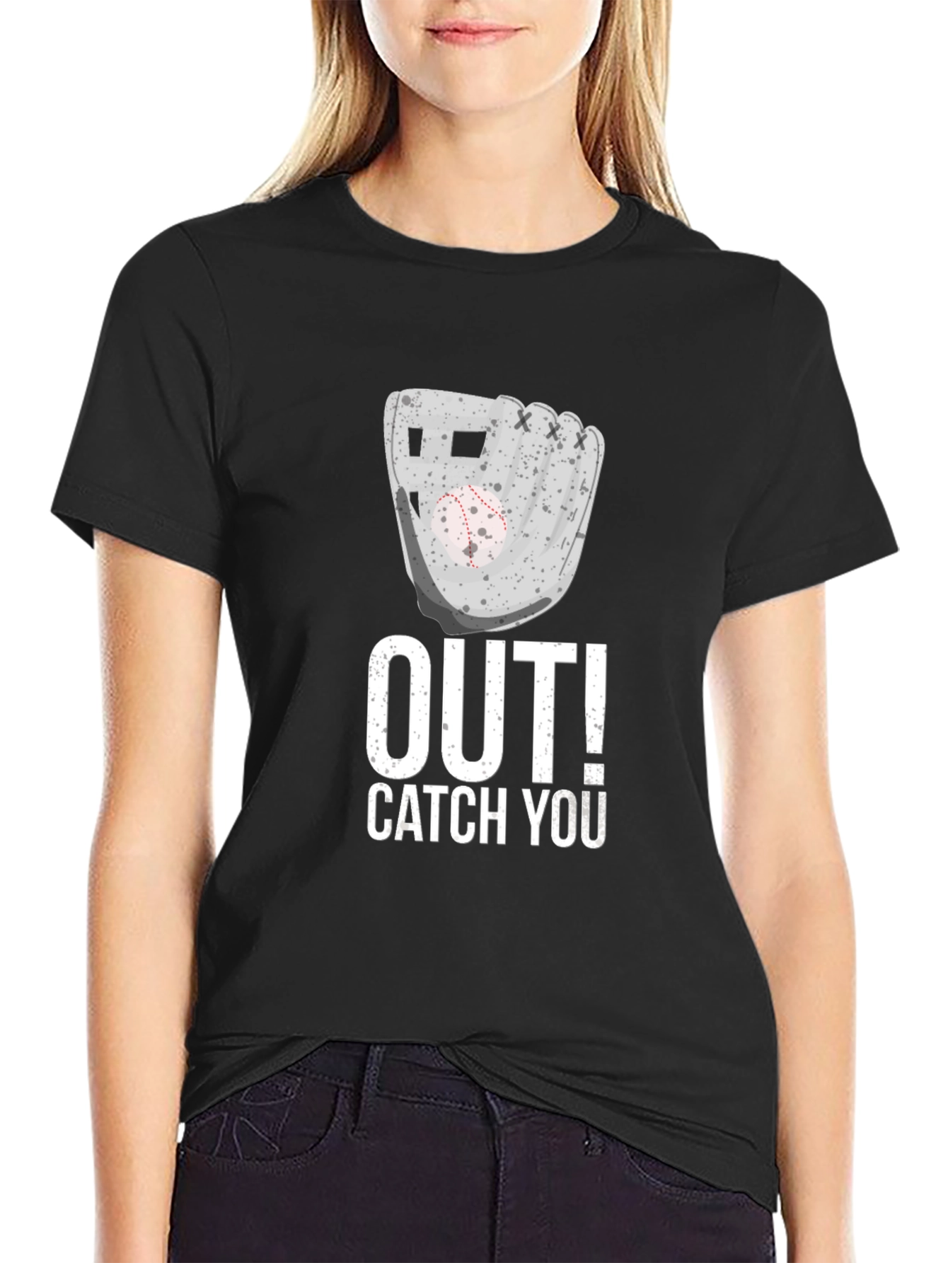 Out Catch You Baseball Graphic Tee