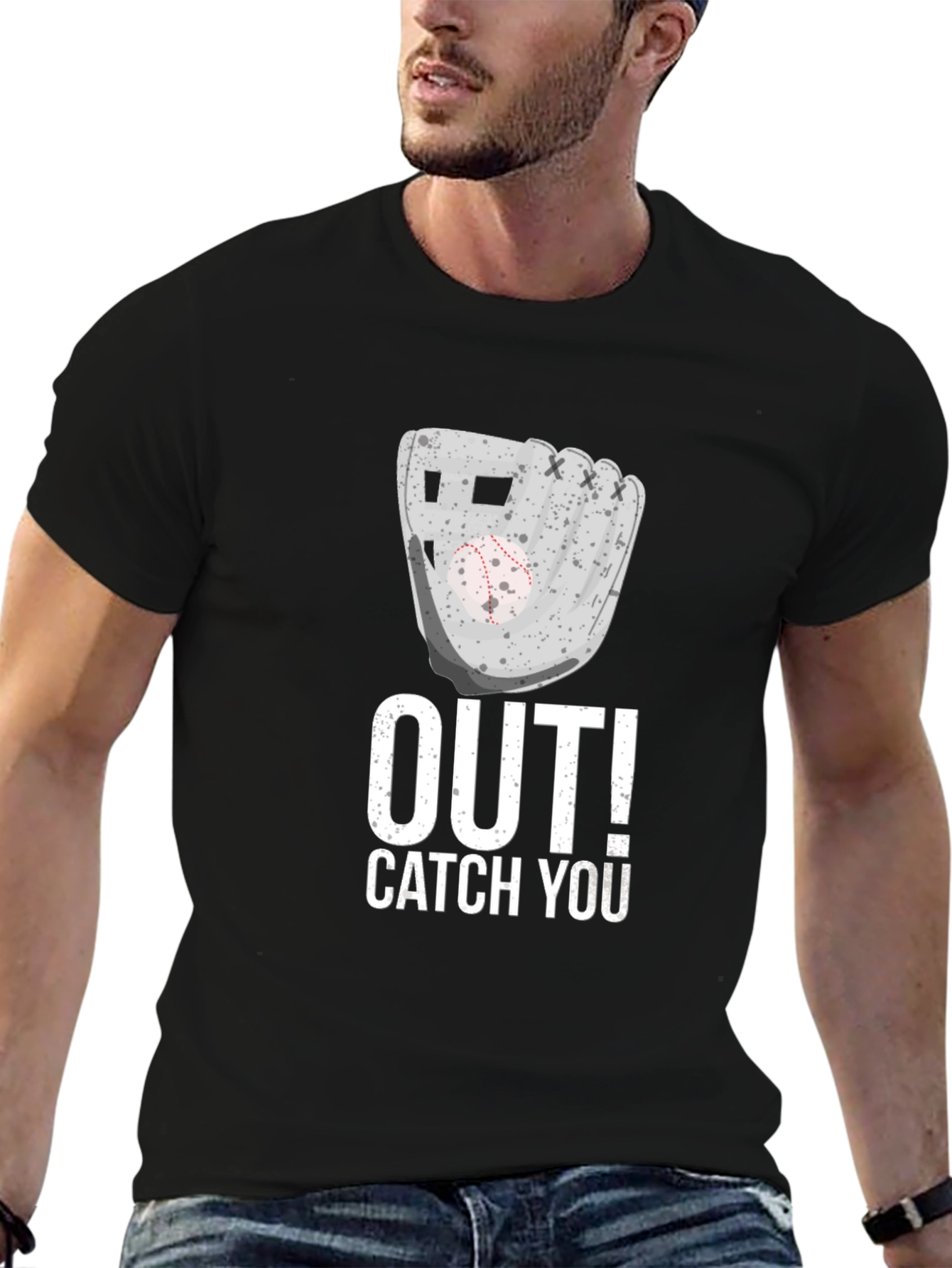Out Catch You Baseball Graphic Tee