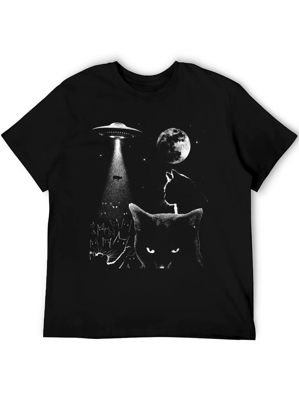 UFO Cat Abduction T-Shirt