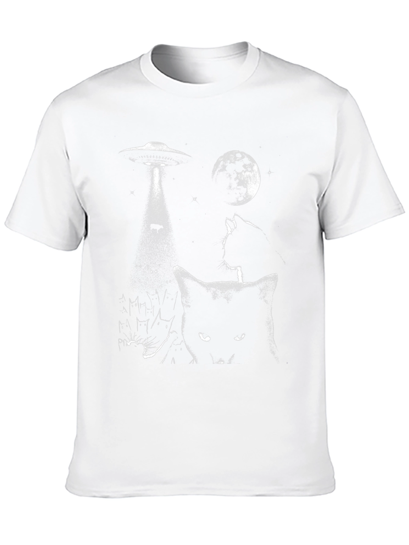 UFO Cat Abduction T-Shirt
