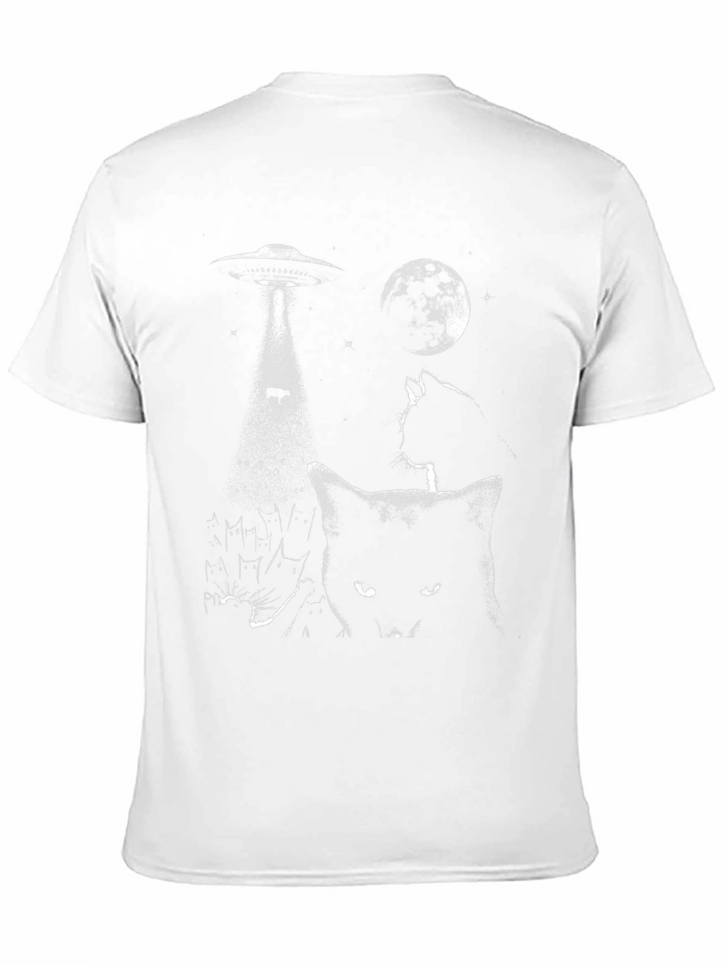UFO Cat Abduction T-Shirt