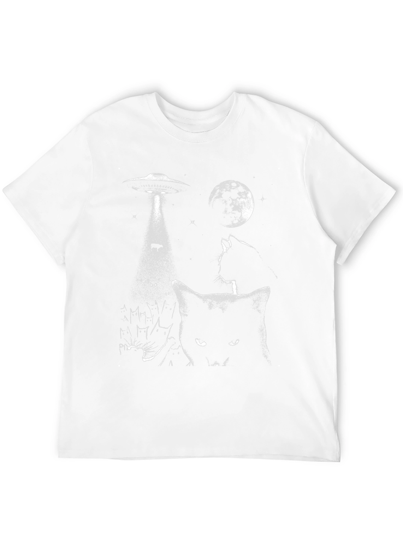 UFO Cat Abduction T-Shirt