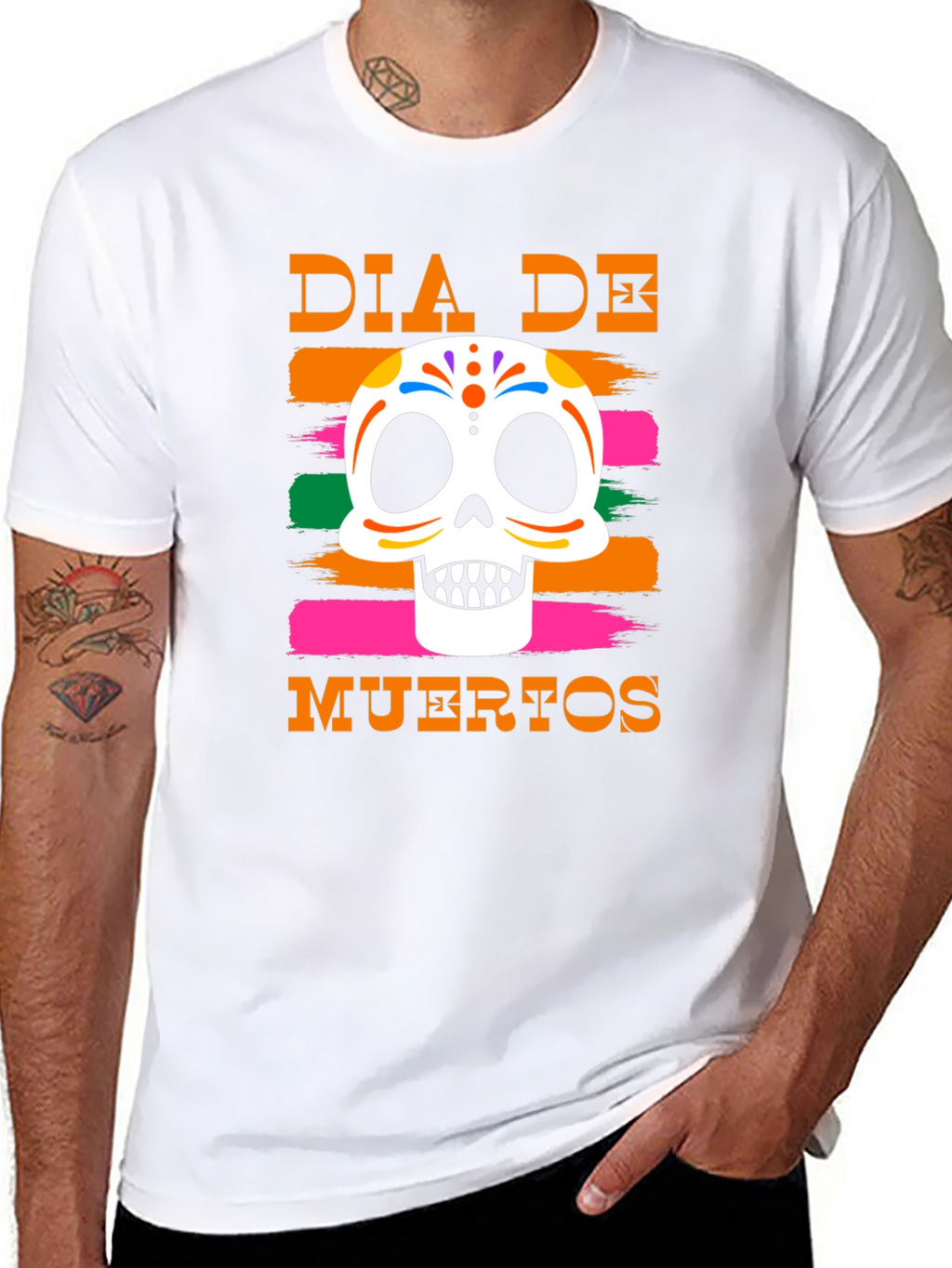 Day of the Dead T-Shirt - Skull Design