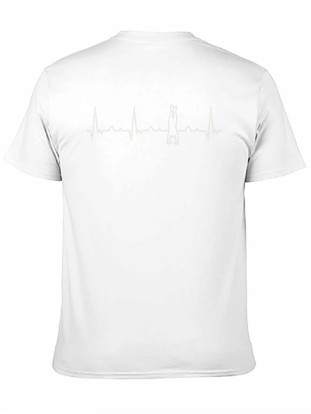 Yoga Handstand Heartbeat Graphic Tee - Black