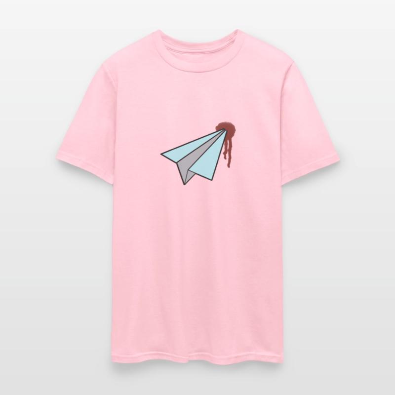 Paper plane mishap